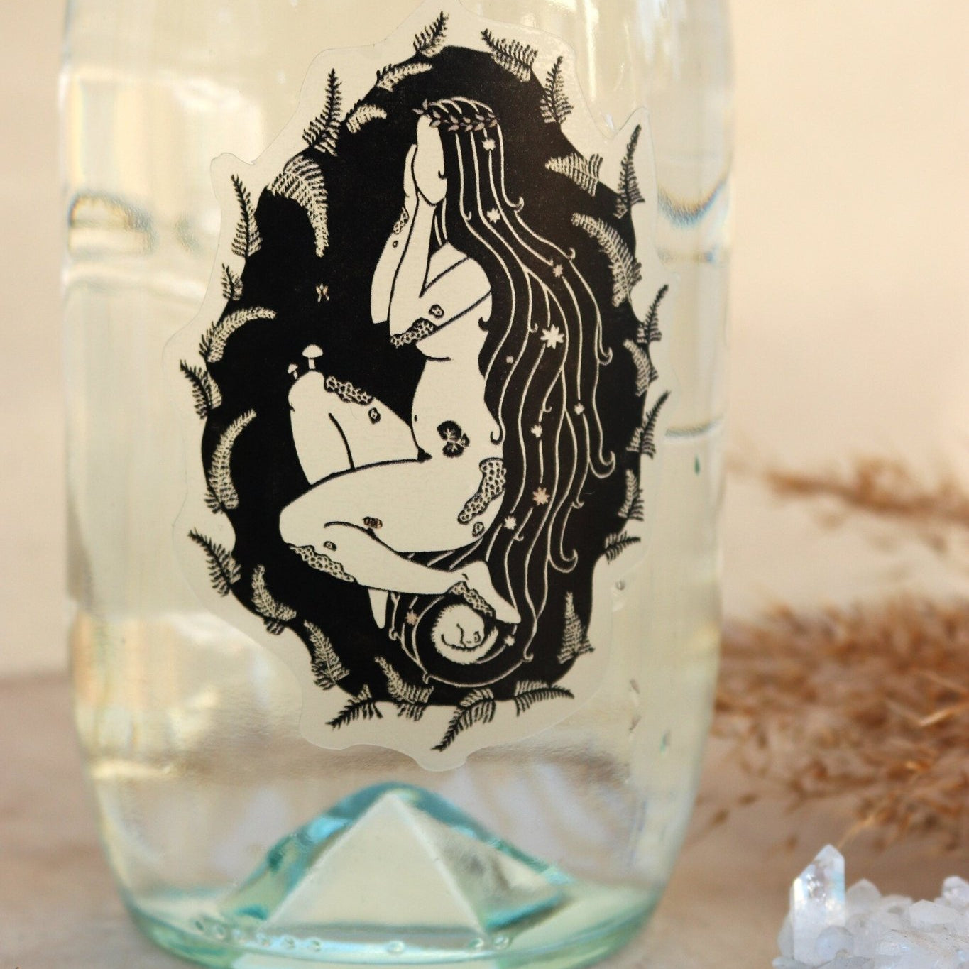 Aufkleber Sammlung mit 5 Göttinen - art.from.ilkas.heart