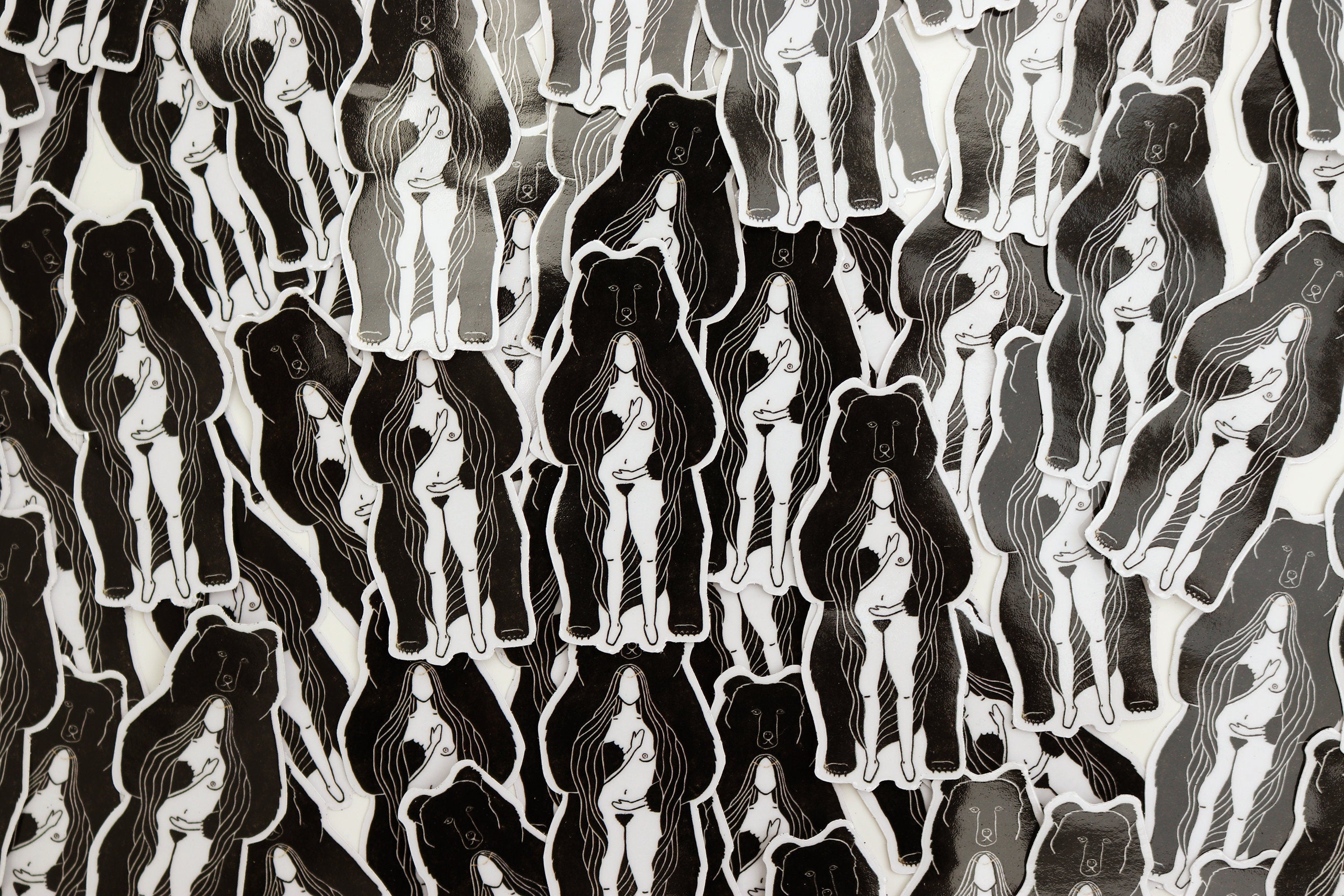 Bärengöttin Aufkleber - art.from.ilkas.heart