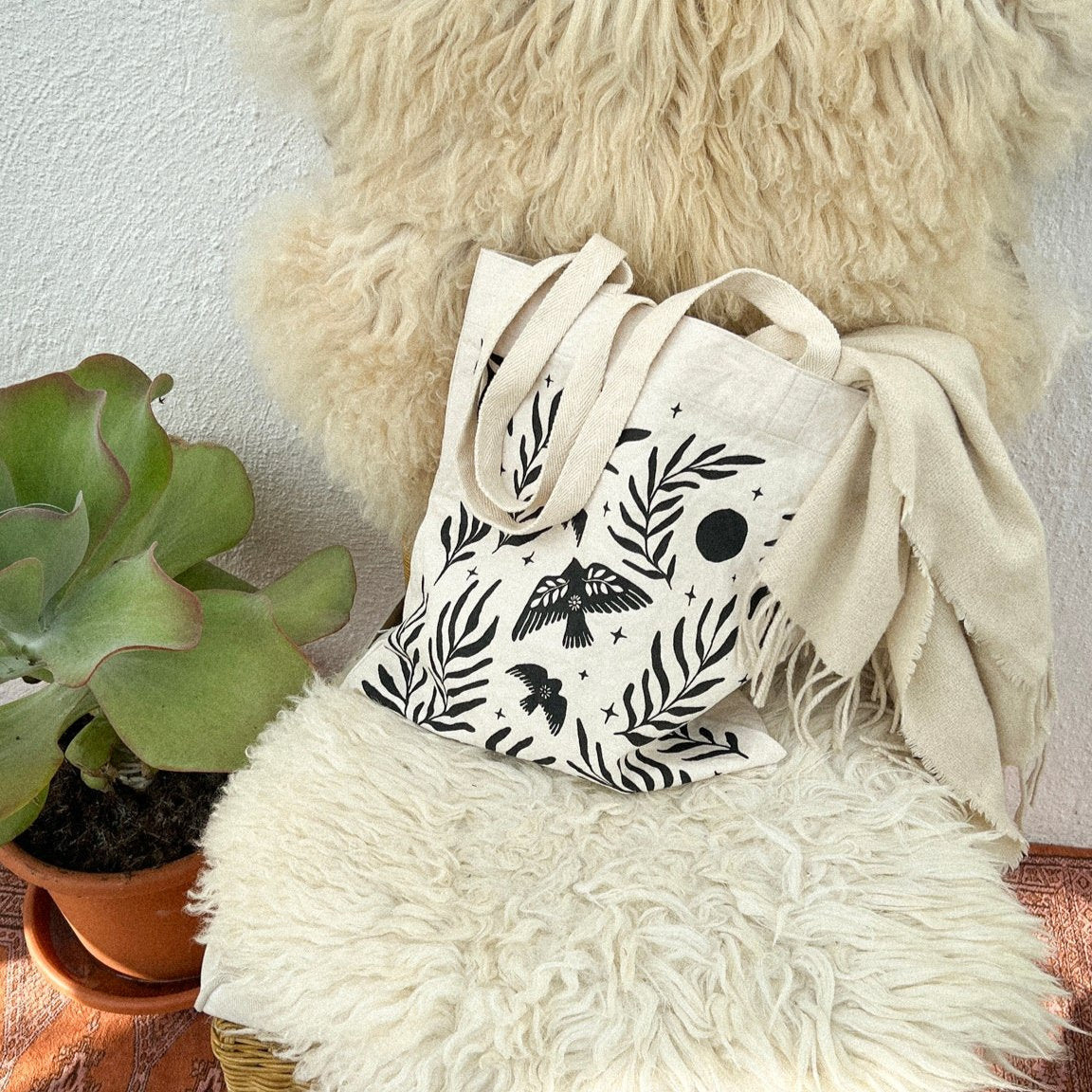 Baumwolltasche Nightspirit - art.from.ilkas.heart