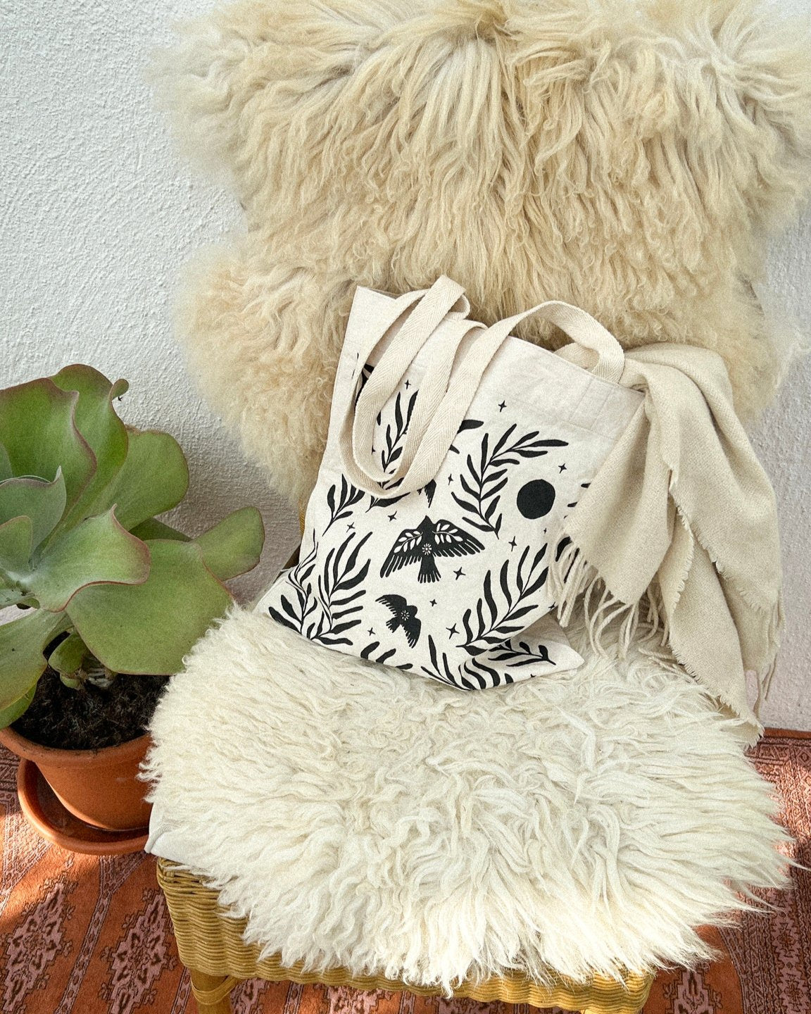 Baumwolltasche Nightspirit - art.from.ilkas.heart