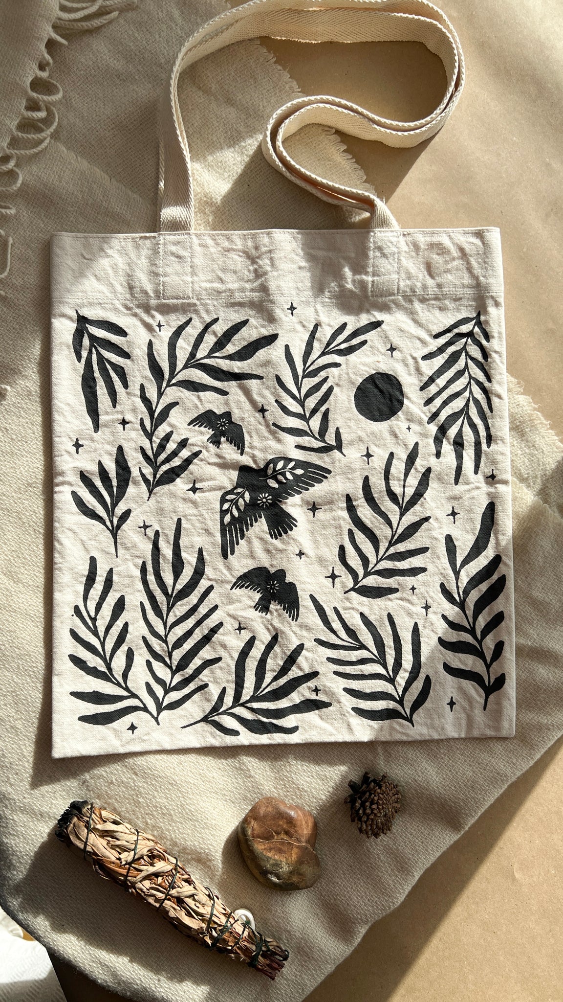 Baumwolltasche Nightspirit - art.from.ilkas.heart