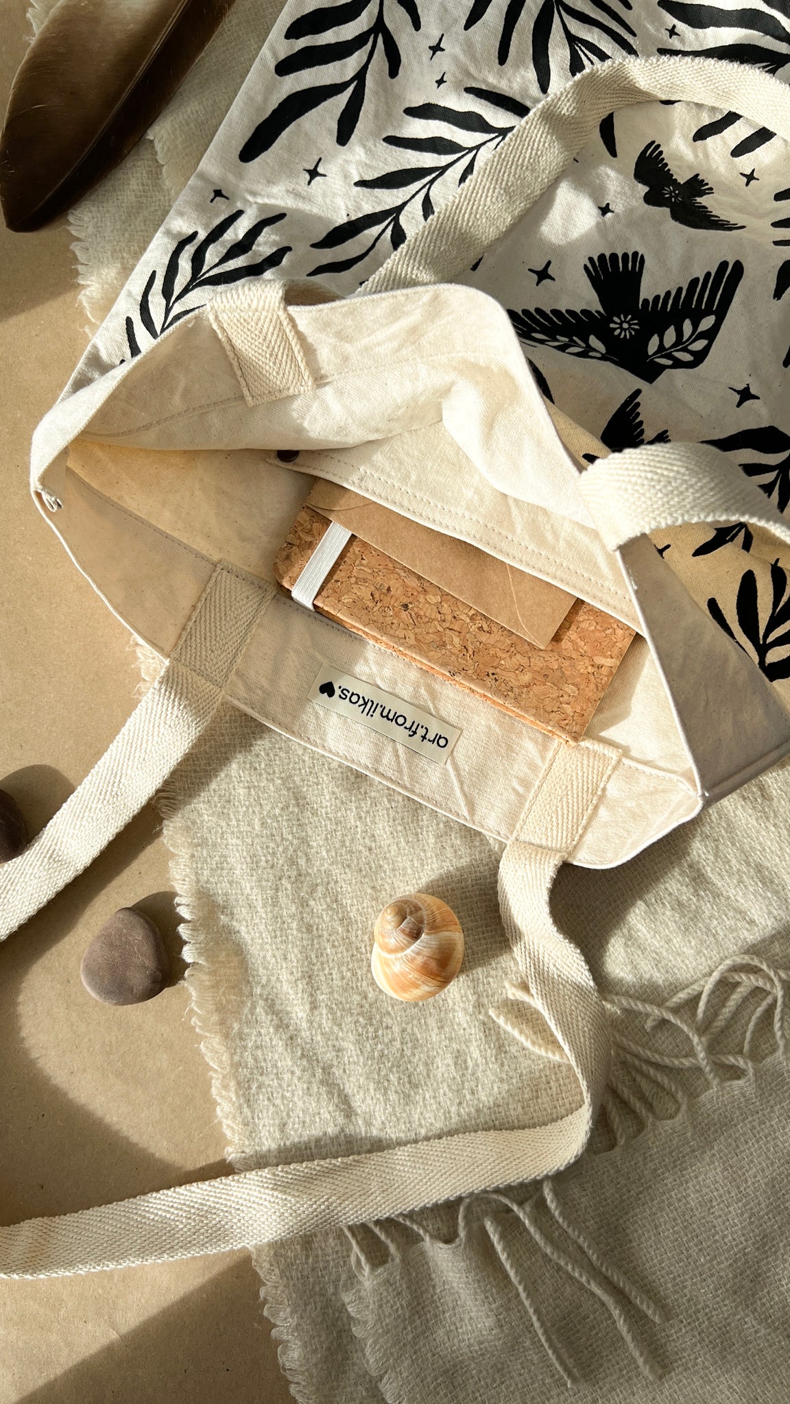 Baumwolltasche Nightspirit - art.from.ilkas.heart