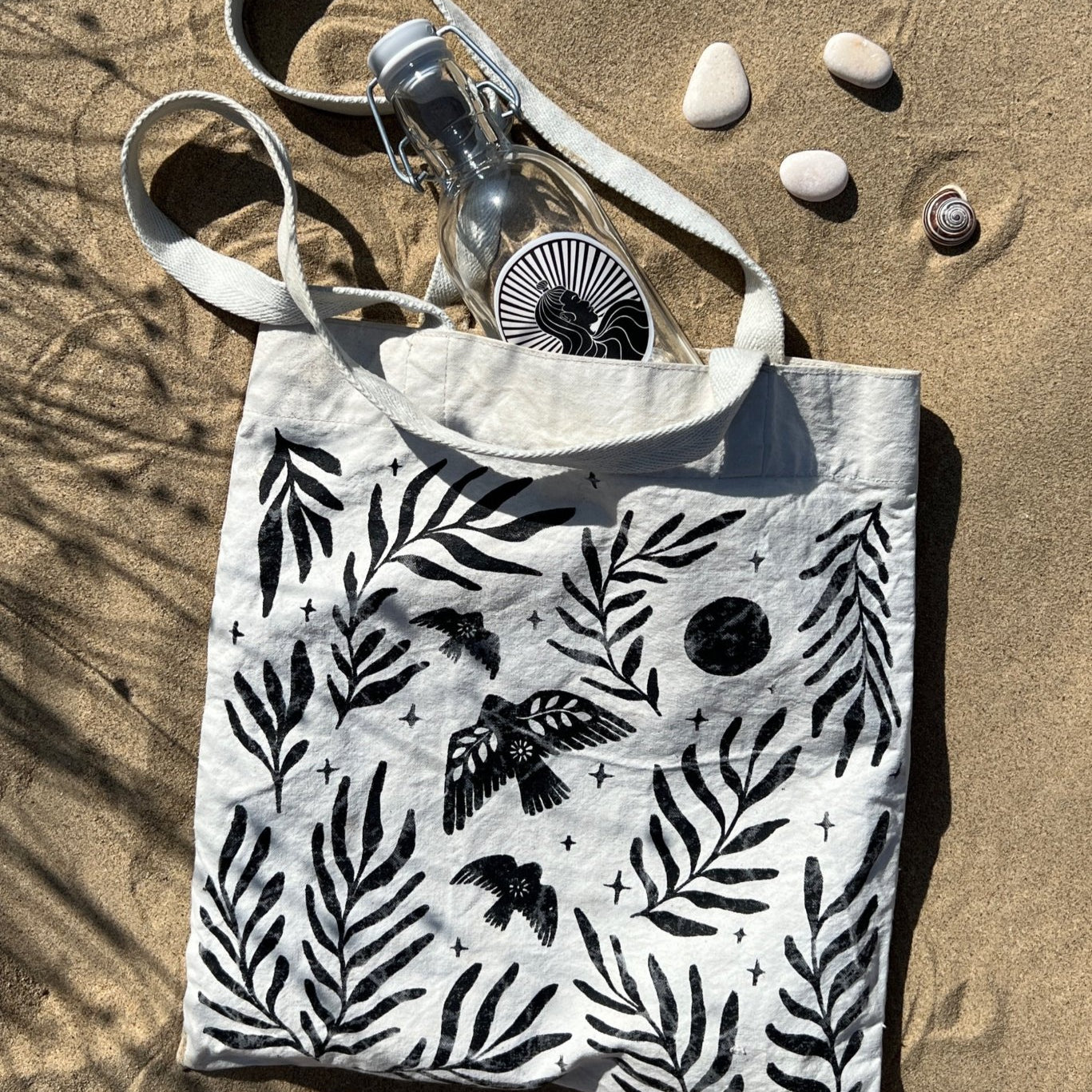 Baumwolltasche Nightspirit - art.from.ilkas.heart