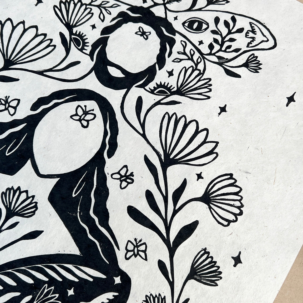 Calling you softly Linoldruck - art.from.ilkas.heart