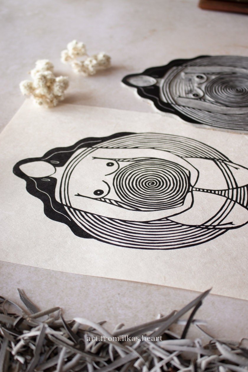 Centered Within Linoldruck - art.from.ilkas.heart