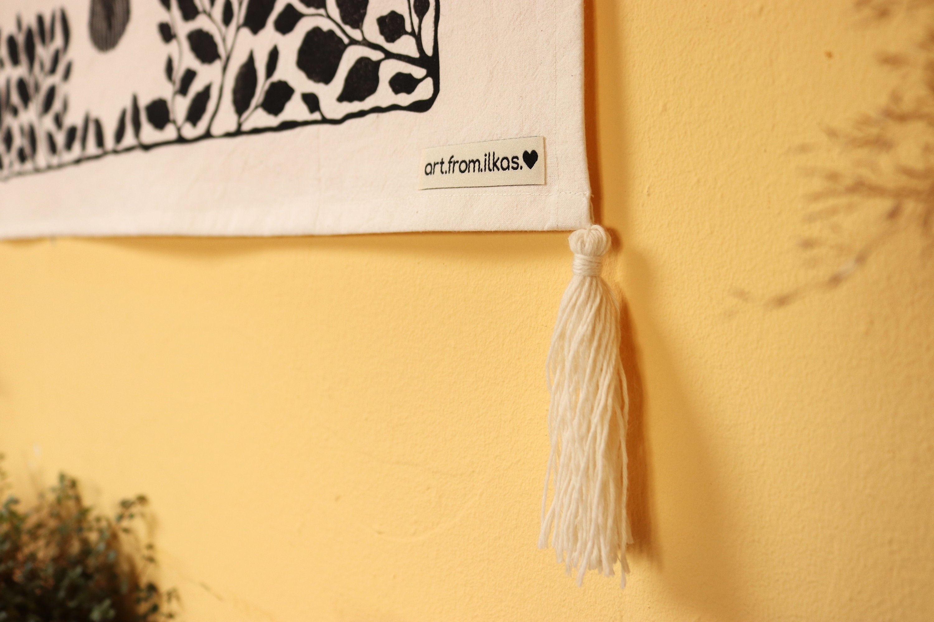 Die aufsteigende Göttin Wandbehang - art.from.ilkas.heart