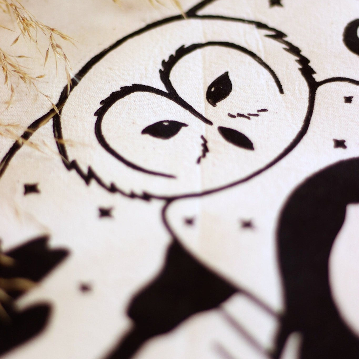 Die betende Göttin Wandbehang - art.from.ilkas.heart