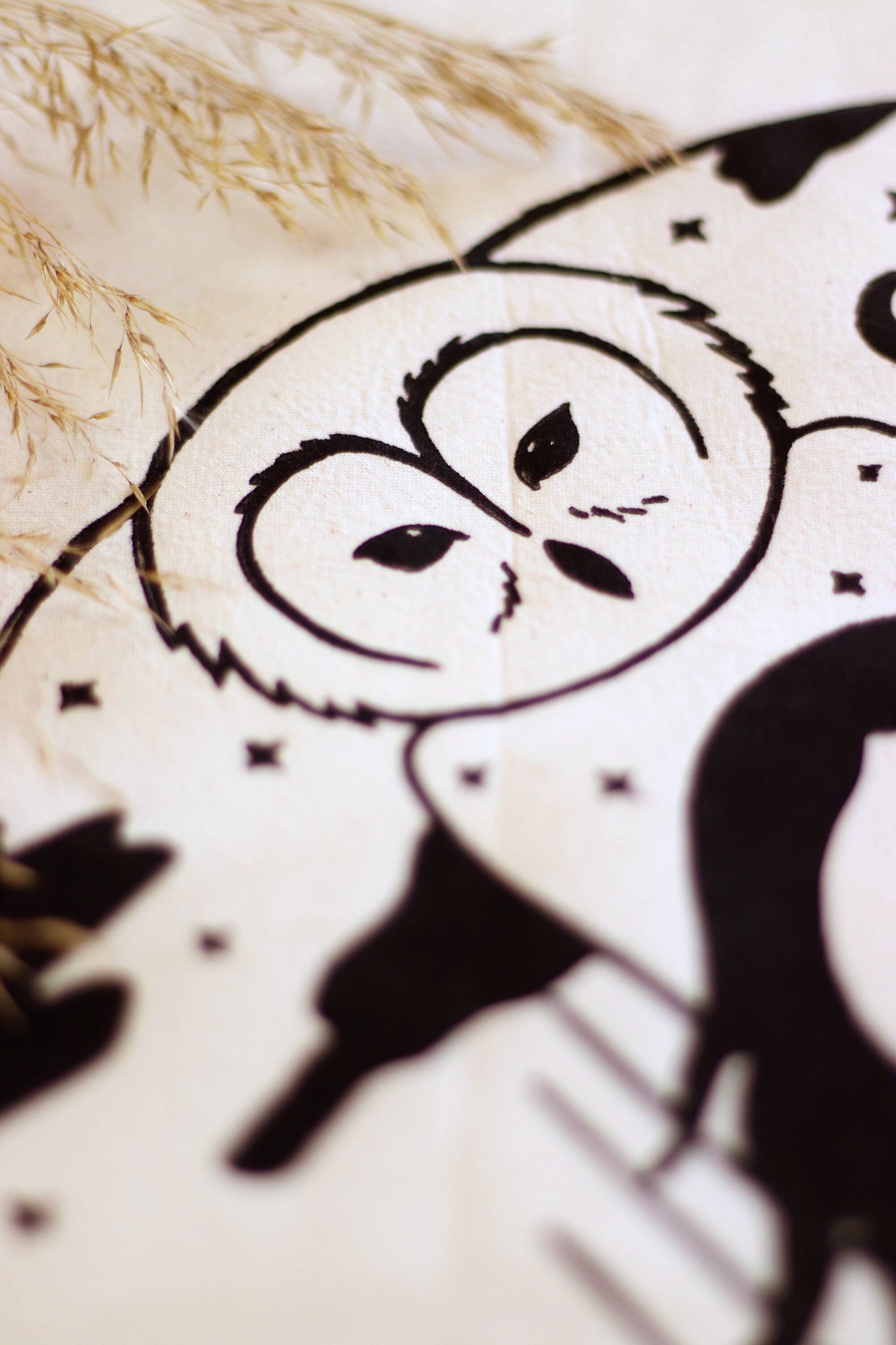 Die betende Göttin Wandbehang - art.from.ilkas.heart