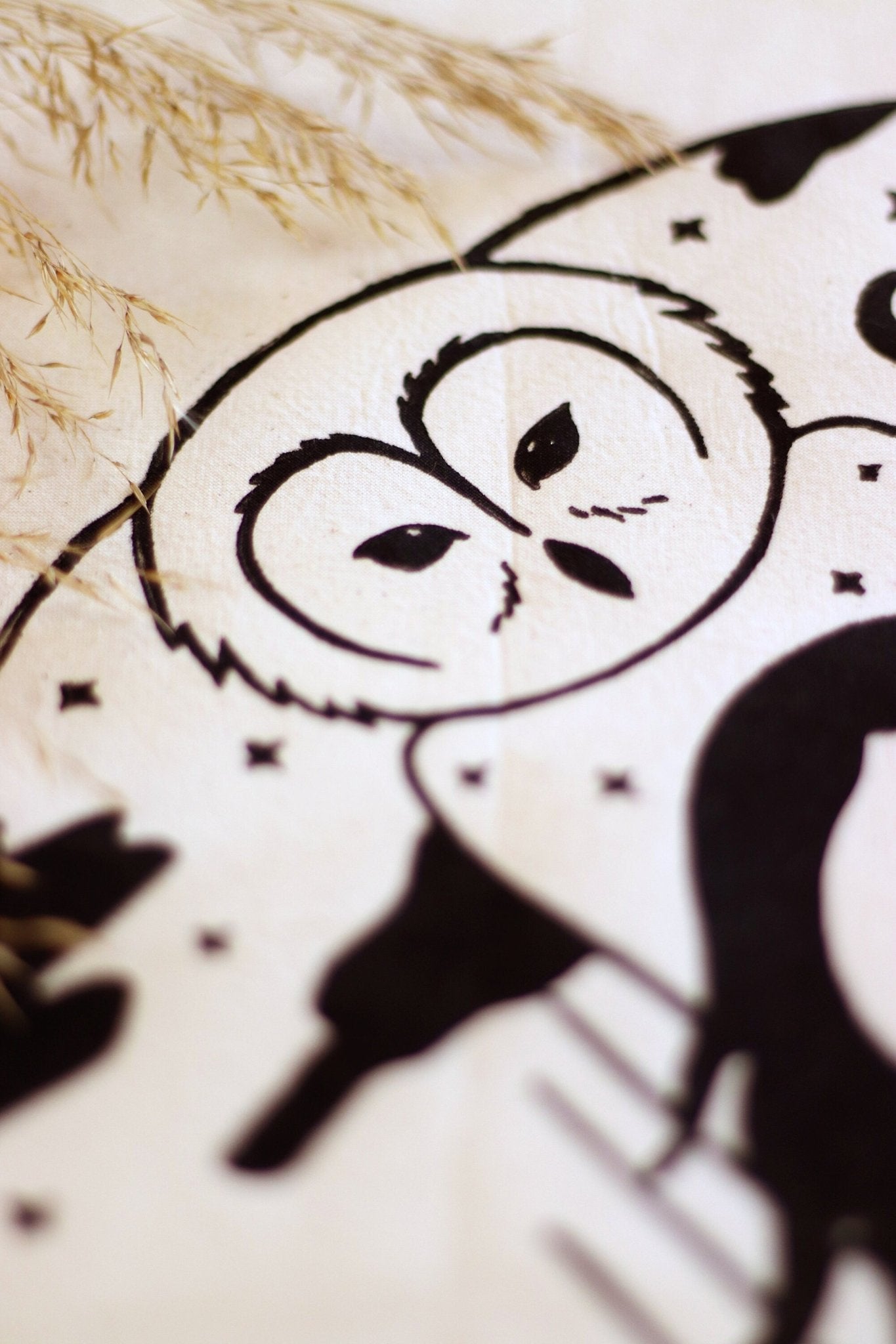 Die betende Göttin Wandbehang - art.from.ilkas.heart