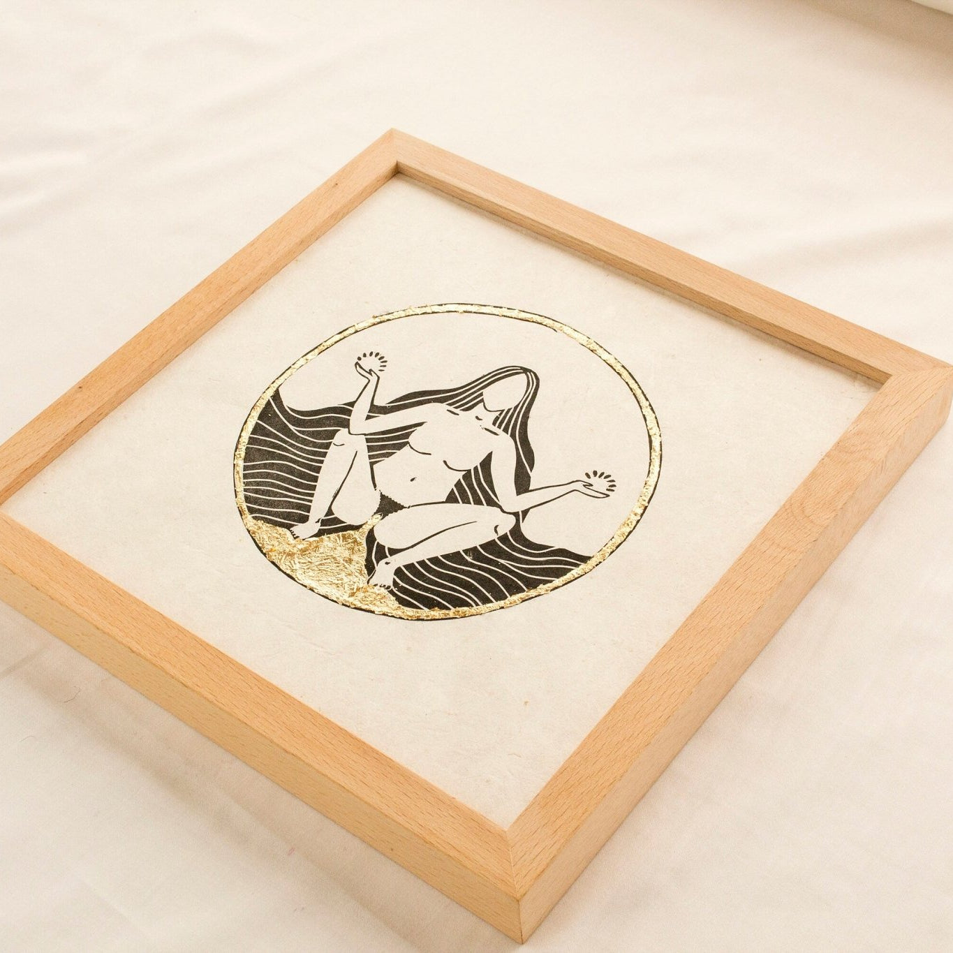 Rahmen & Passepartout für Die blutende Göttin - art.from.ilkas.heart