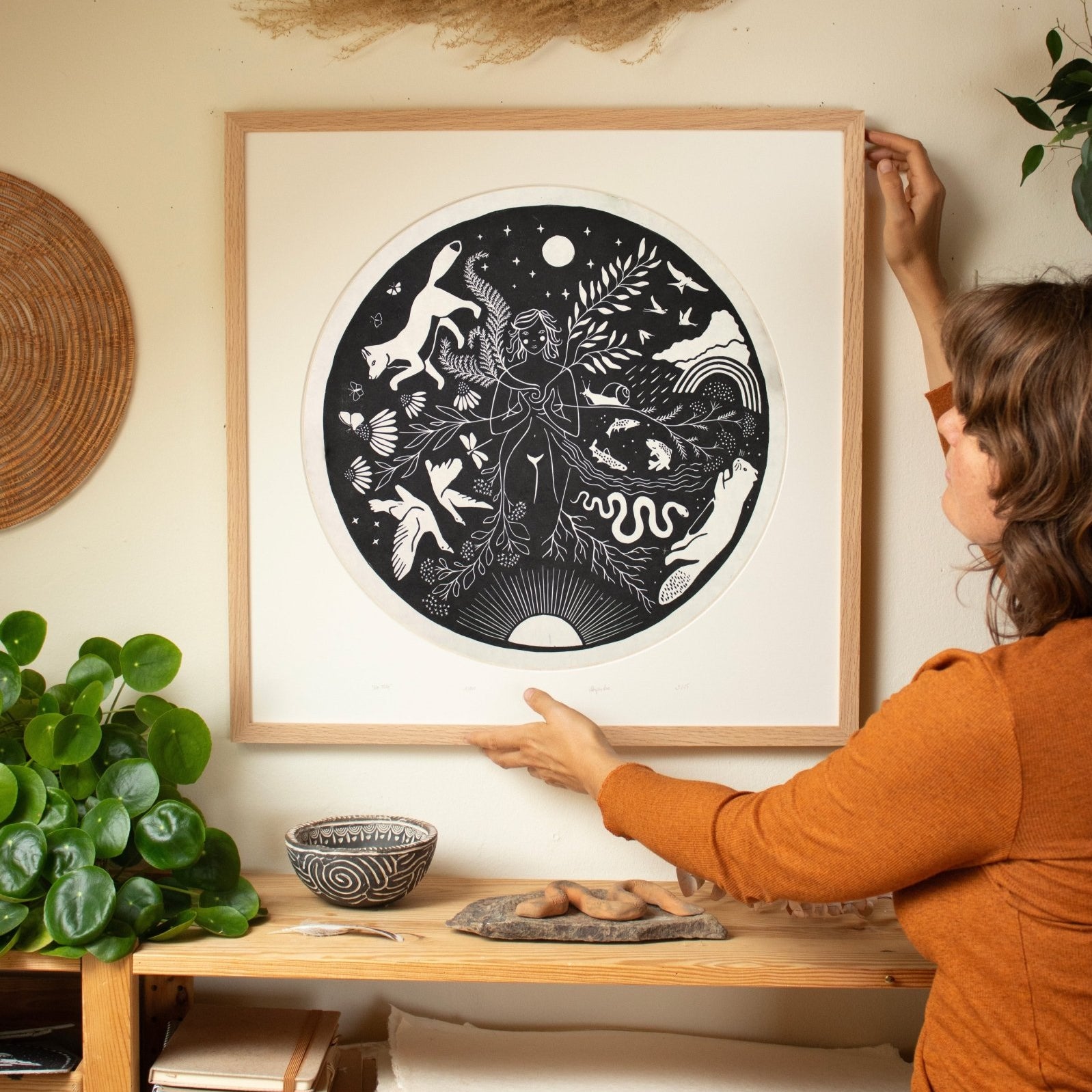 Rahmen & Passepartout für die Fülle - art.from.ilkas.heart