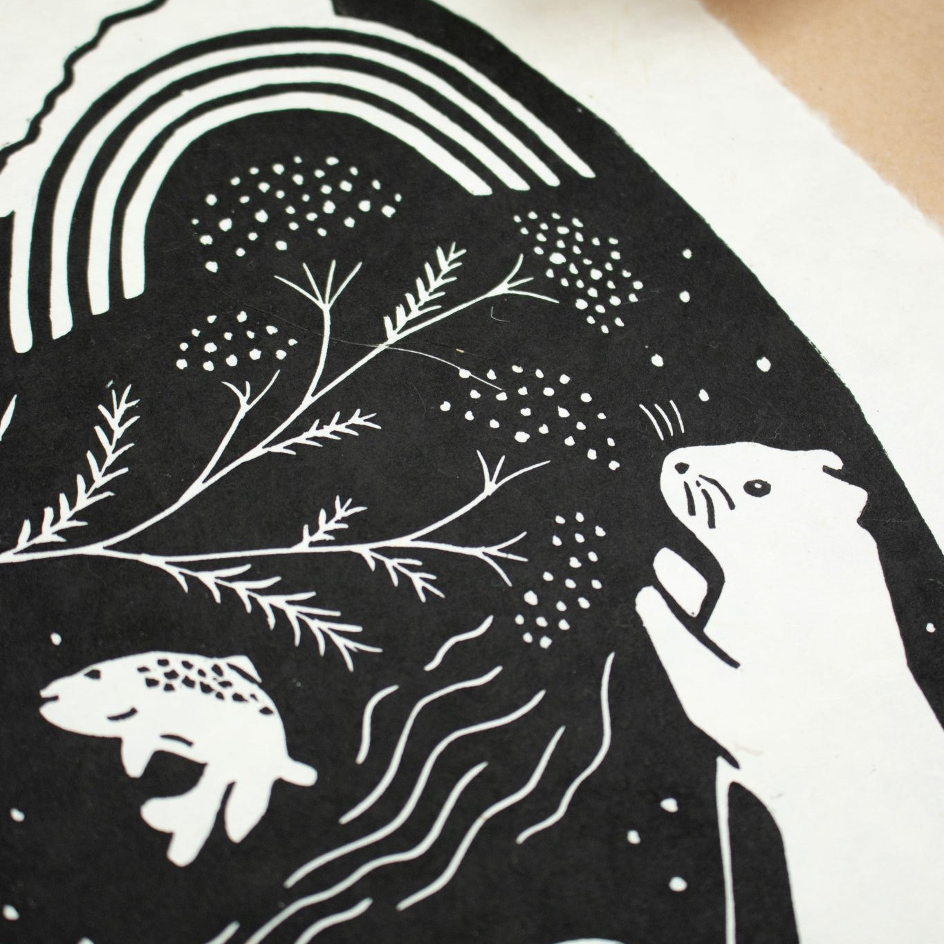 VORBESTELLUNG - Die Fülle Linoldruck Limitierte Auflage - art.from.ilkas.heart