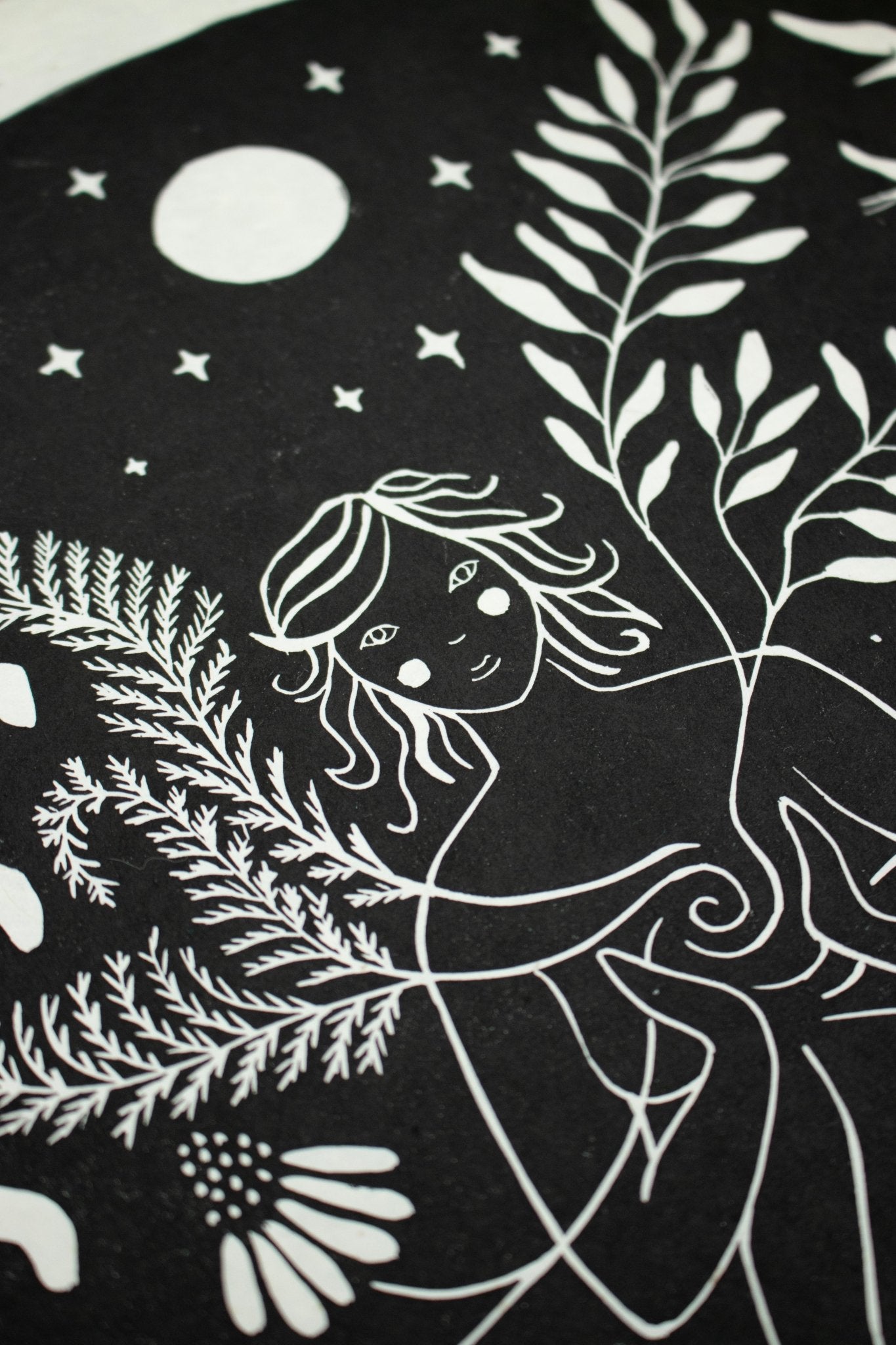 VORBESTELLUNG - Die Fülle Linoldruck Limitierte Auflage - art.from.ilkas.heart