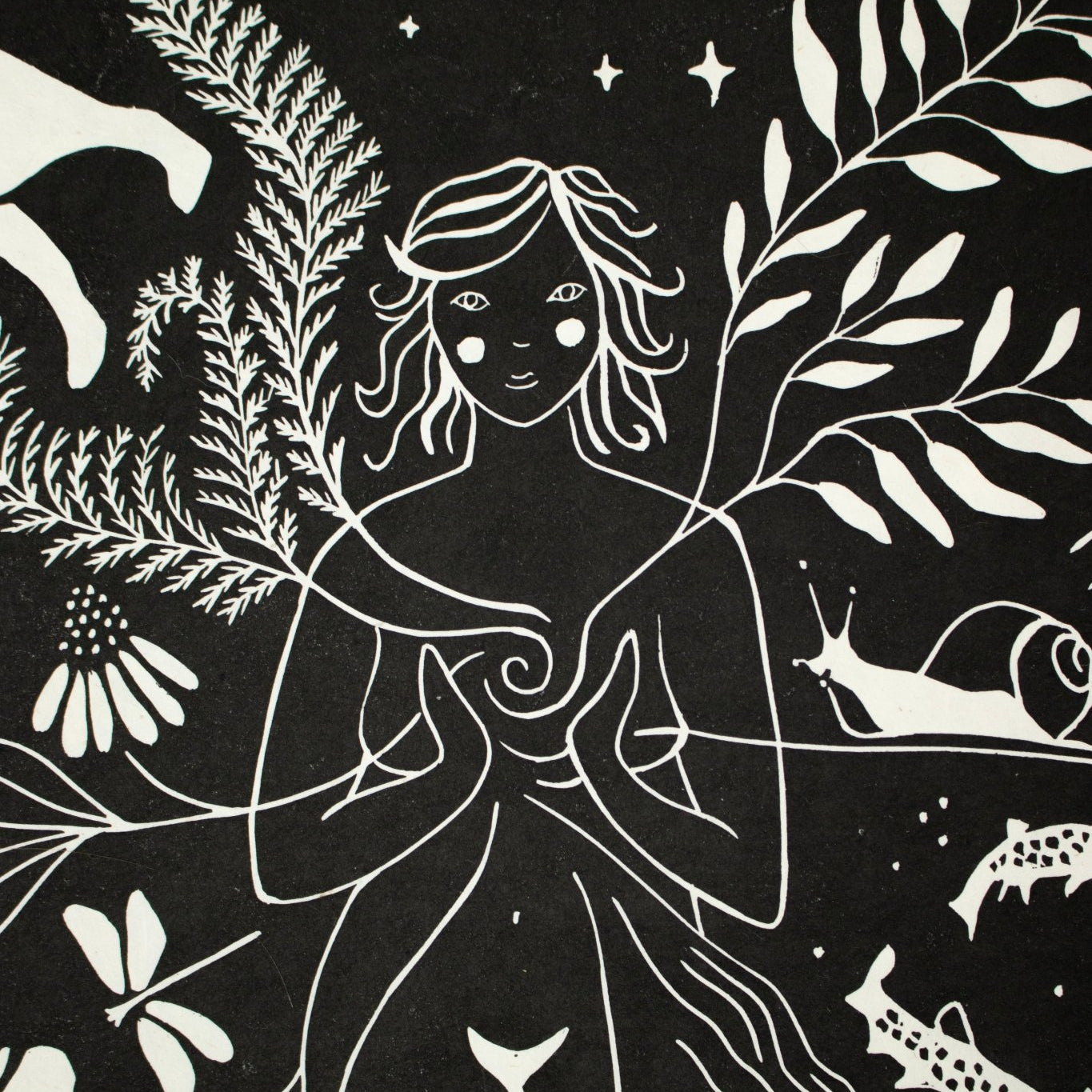 VORBESTELLUNG - Die Fülle Linoldruck Limitierte Auflage - art.from.ilkas.heart