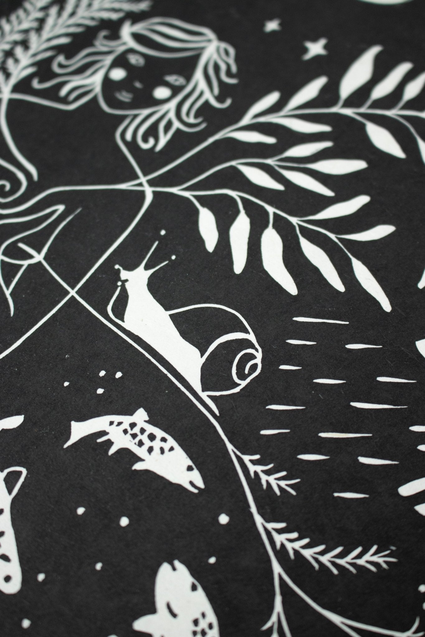 VORBESTELLUNG - Die Fülle Linoldruck Limitierte Auflage - art.from.ilkas.heart