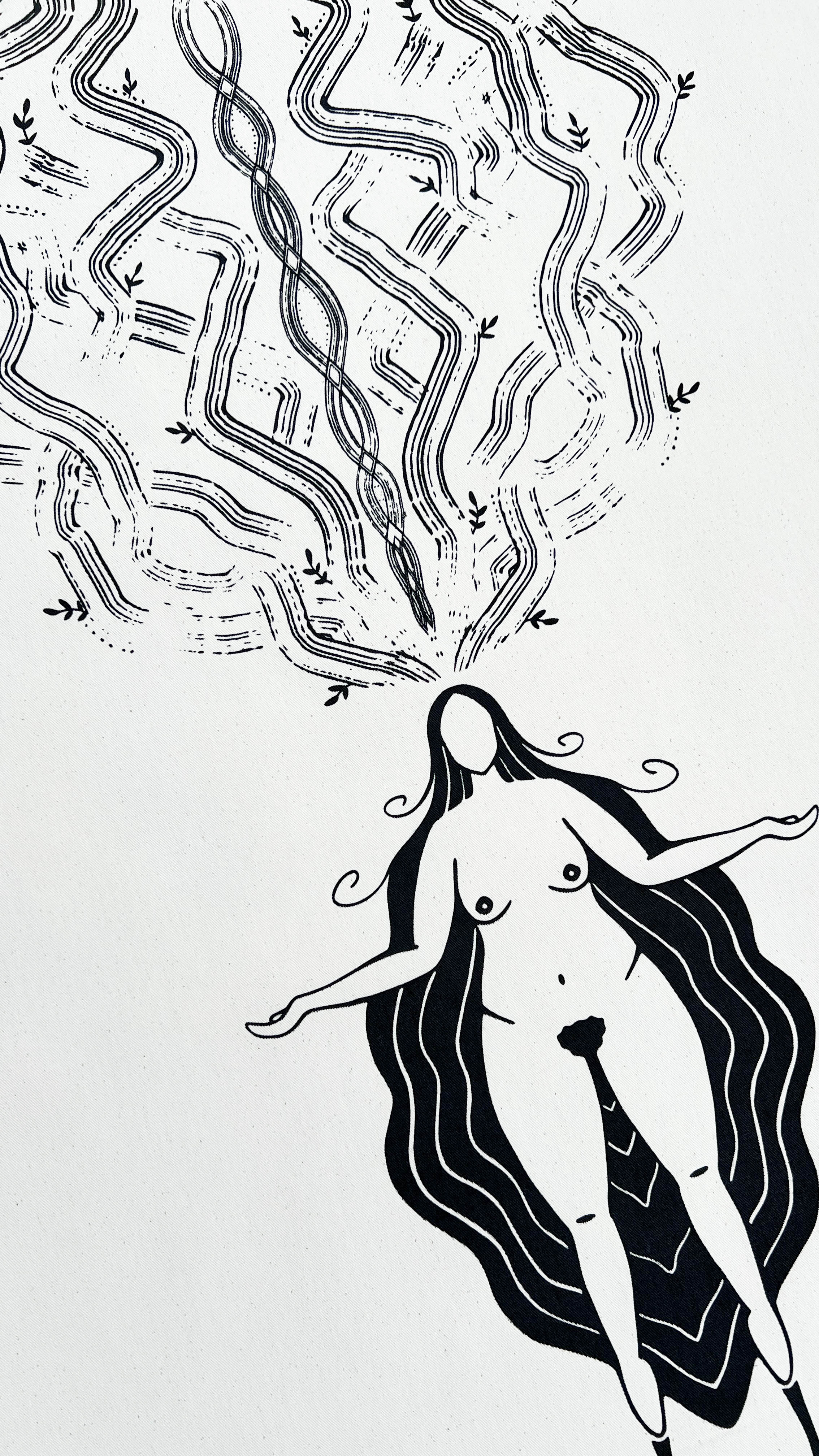 The Connected Goddess - in Rohform STARK REDUZIERT - art.from.ilkas.heart