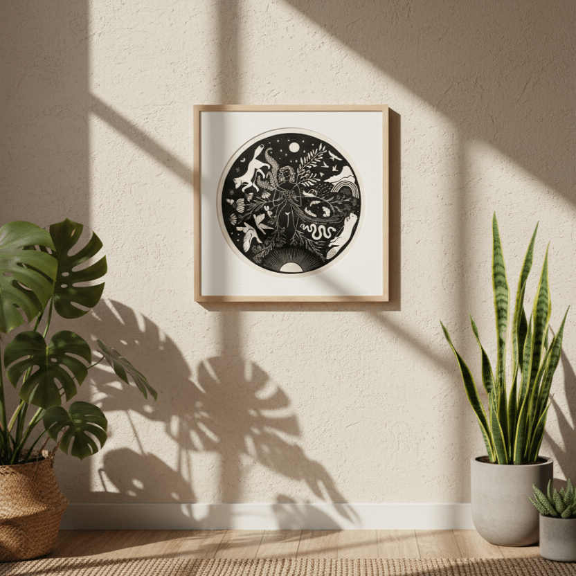 Rahmen & Passepartout für die Fülle - art.from.ilkas.heart