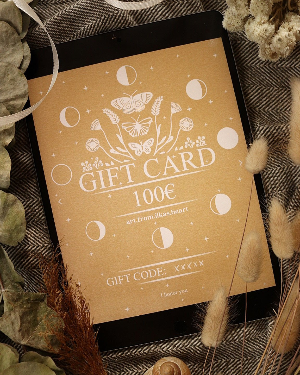 Geschenkgutschein von art.from.ilkas.heart - art.from.ilkas.heart