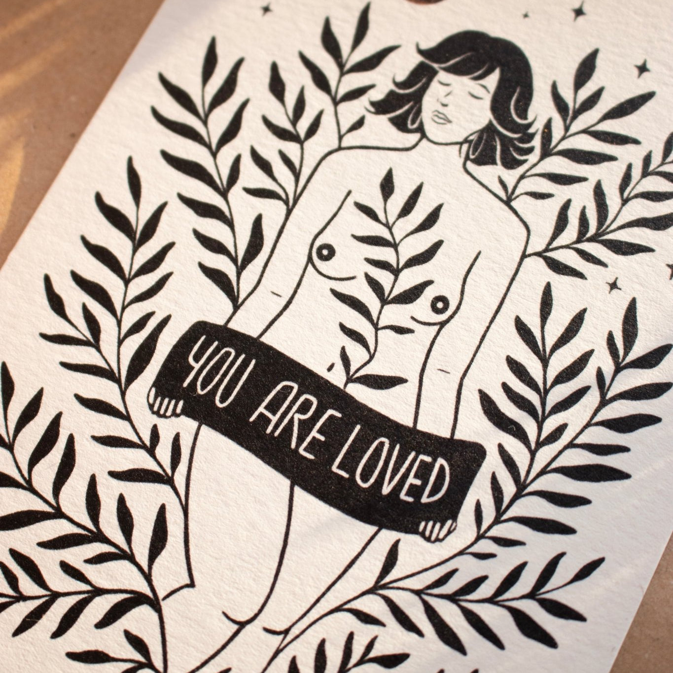 You are loved - Postkarte - art.from.ilkas.heart