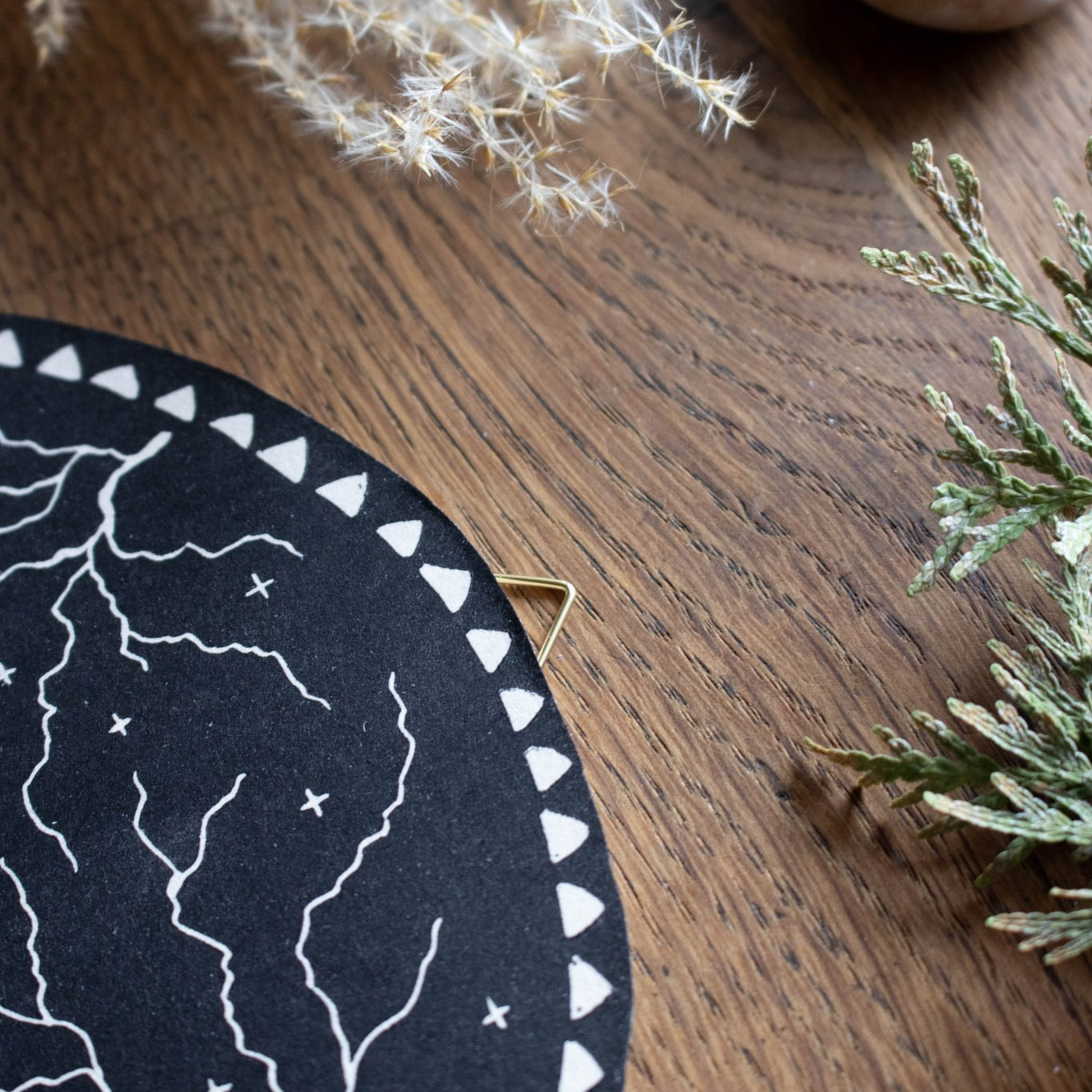 Die Wut - Linoldruck - art.from.ilkas.heart