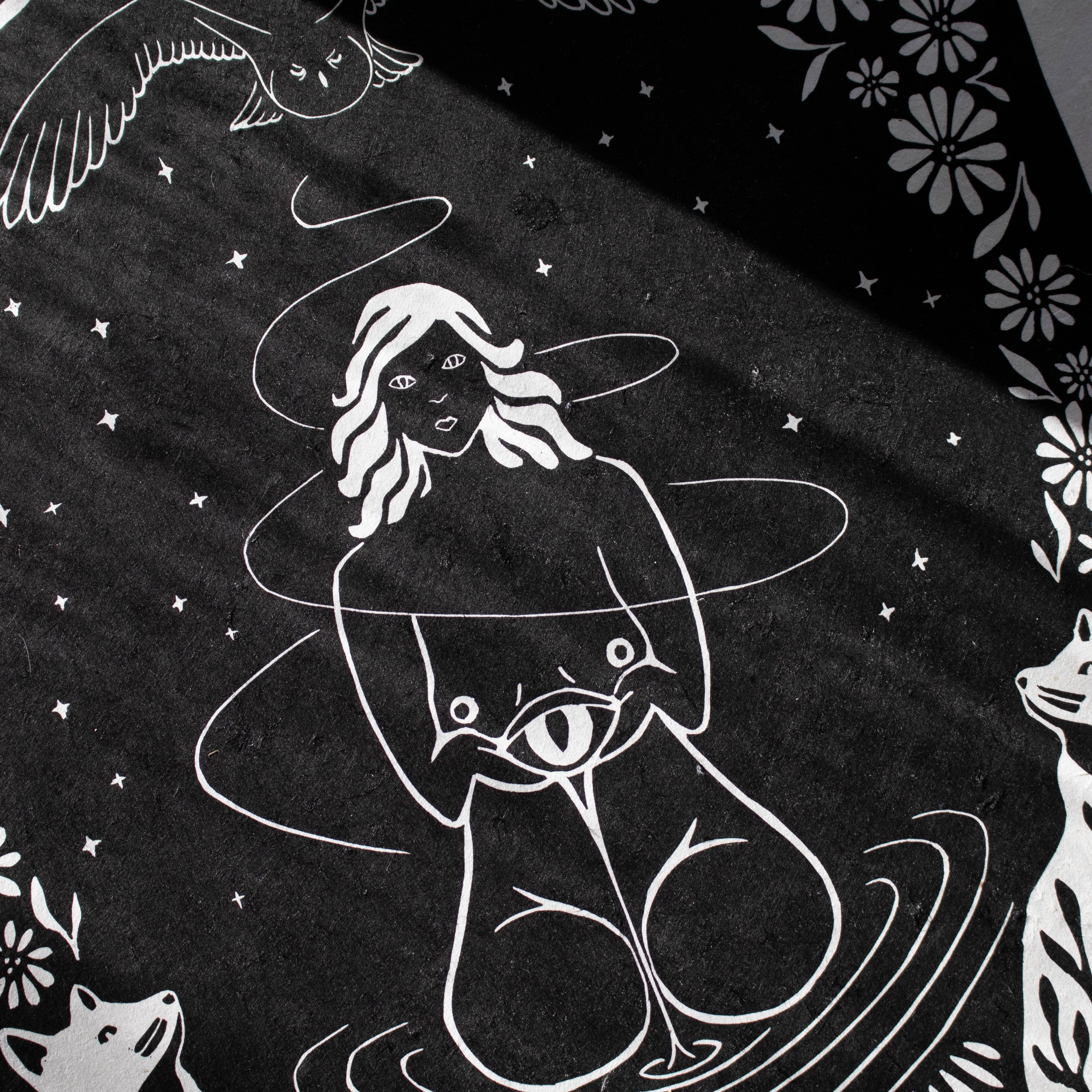 Trusting the Process - Linoldruck - art.from.ilkas.heart