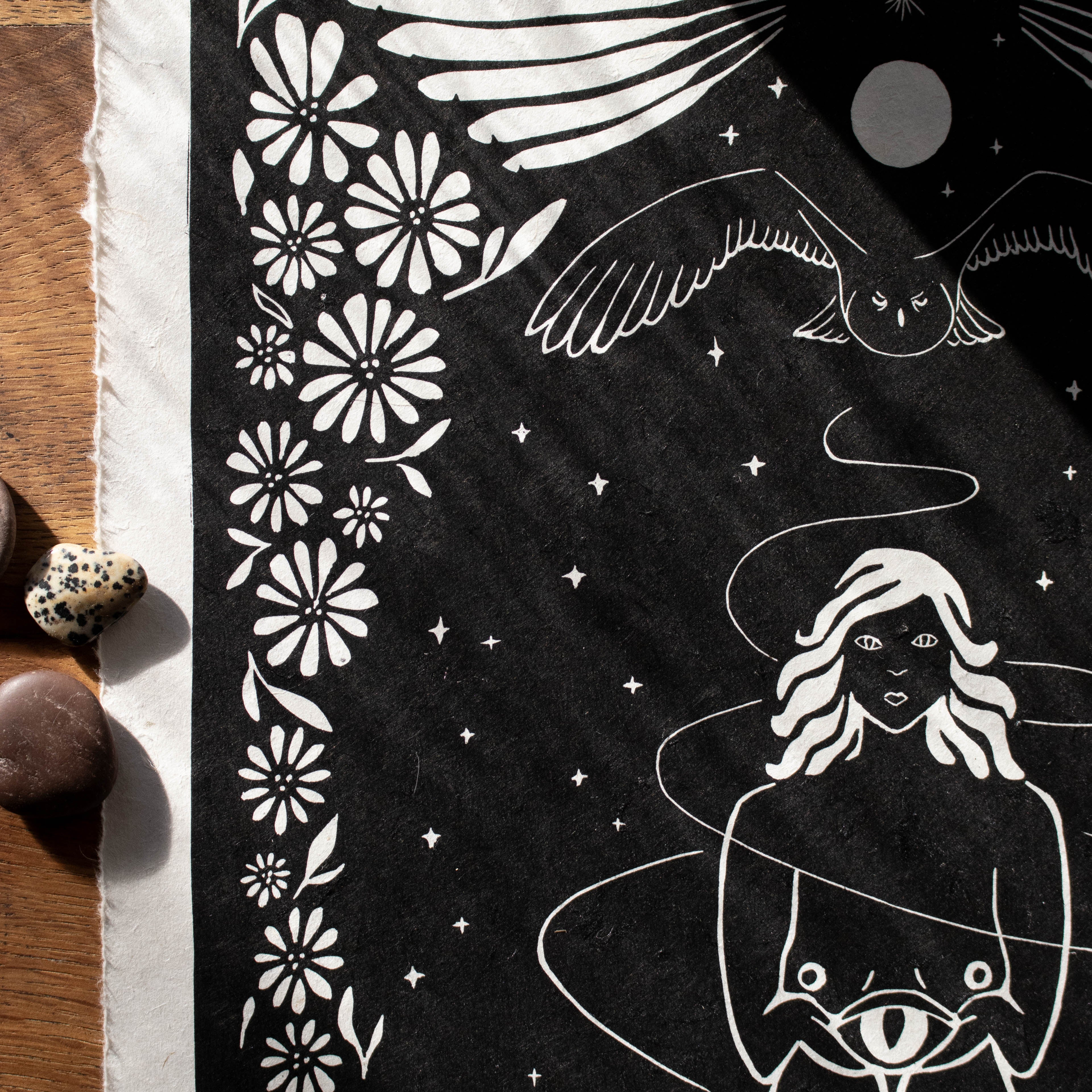 Trusting the Process - Linoldruck - art.from.ilkas.heart