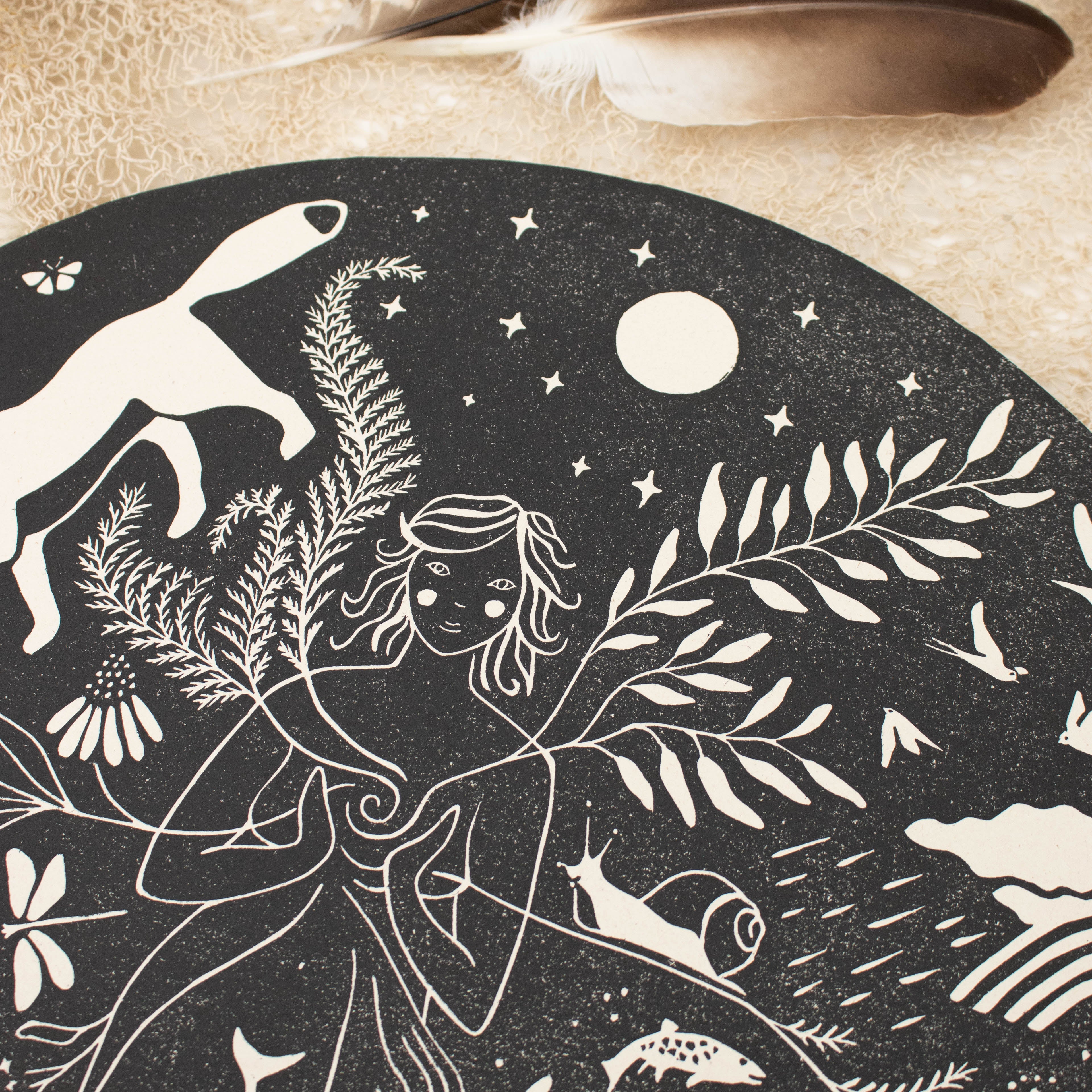 Die Fülle - Frauenkreismitte & Wandbild - art.from.ilkas.heart