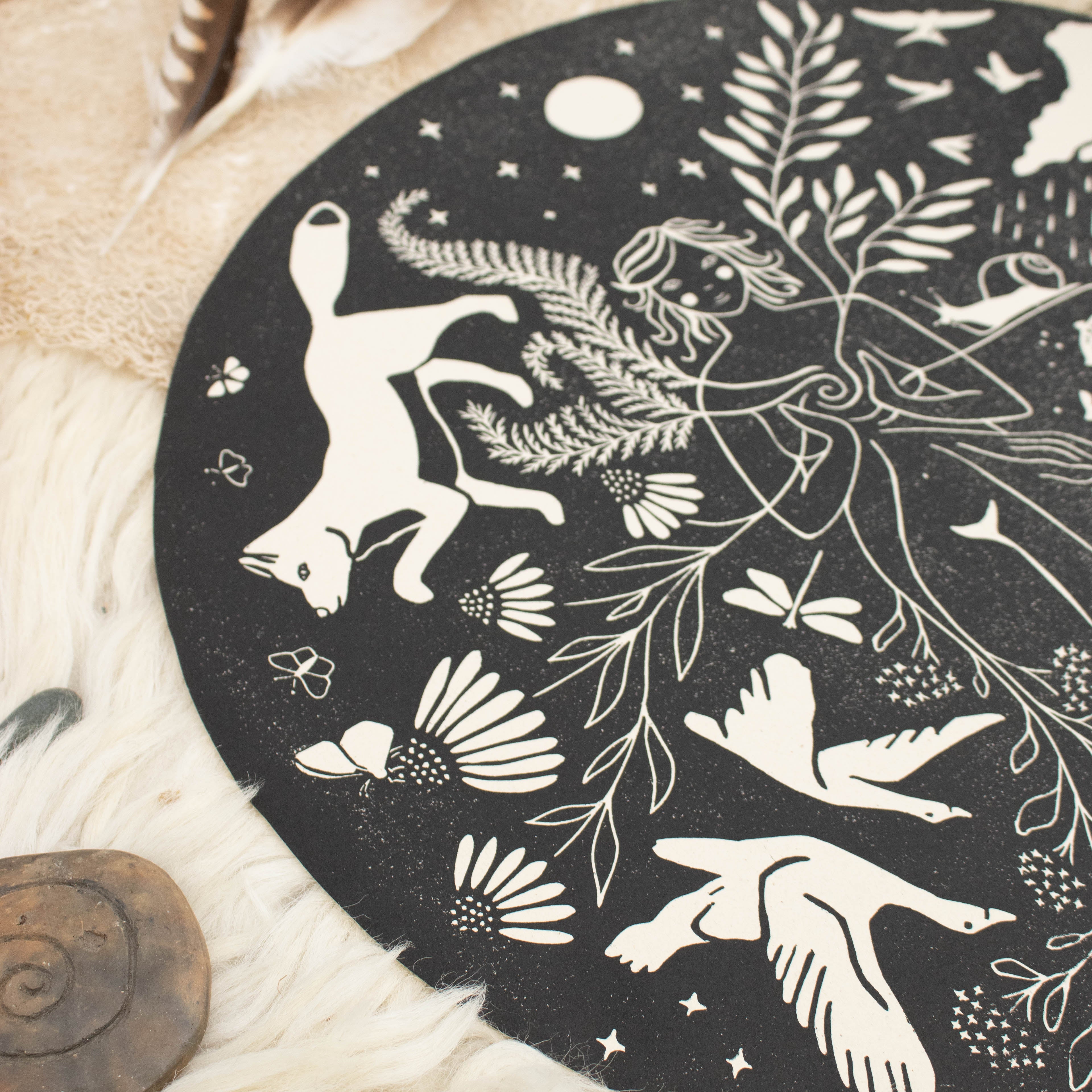 Die Fülle - Frauenkreismitte & Wandbild - art.from.ilkas.heart