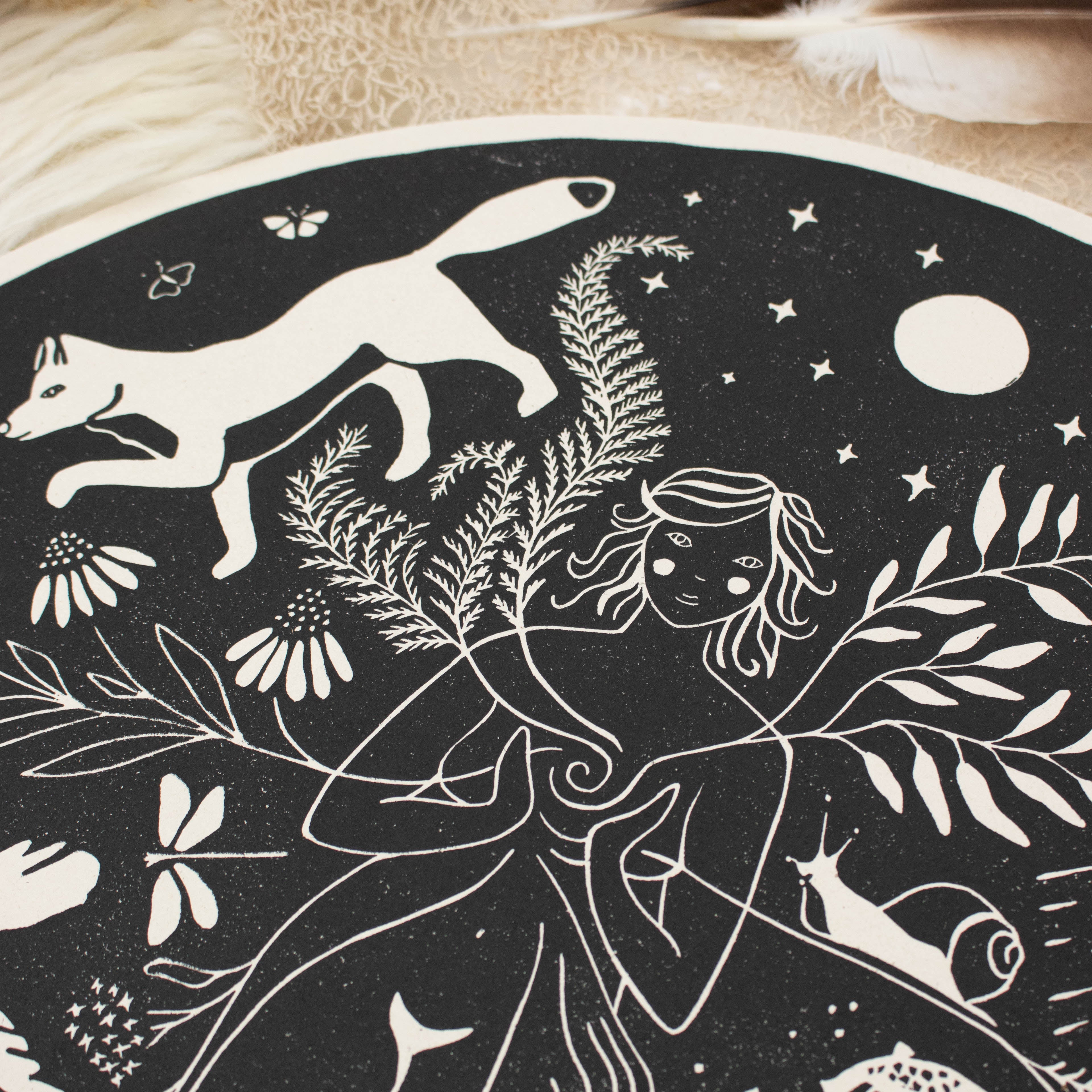 Die Fülle - Frauenkreismitte & Wandbild - art.from.ilkas.heart