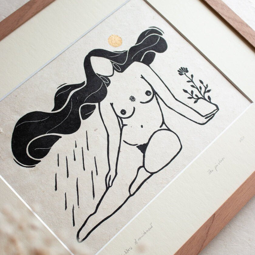 Rahmen & Passepartout für The Goddess of Grace - art.from.ilkas.heart