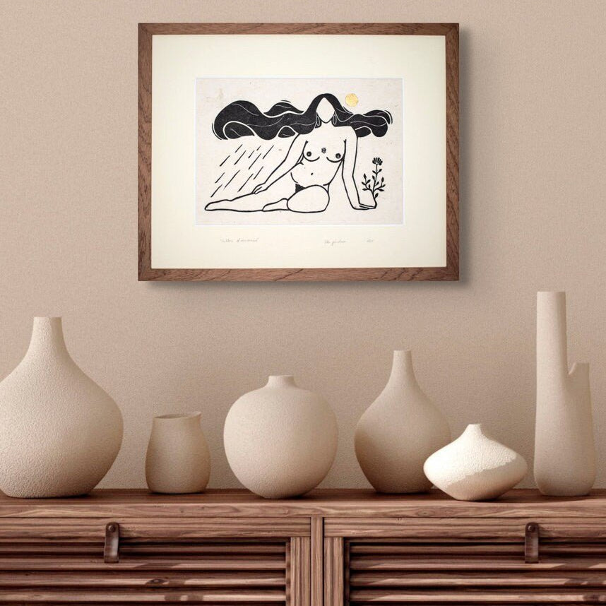 Rahmen & Passepartout für The Goddess of Grace - art.from.ilkas.heart