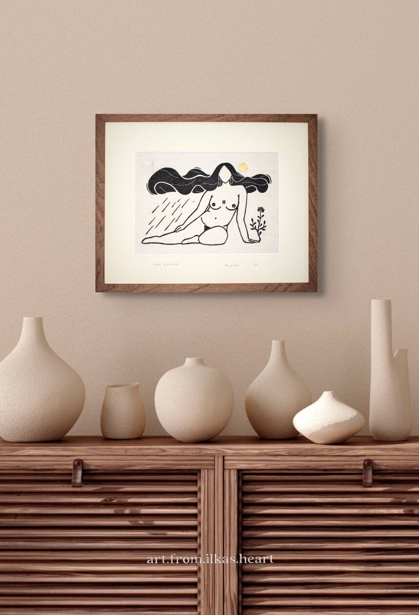 Rahmen & Passepartout für The Goddess of Grace - art.from.ilkas.heart