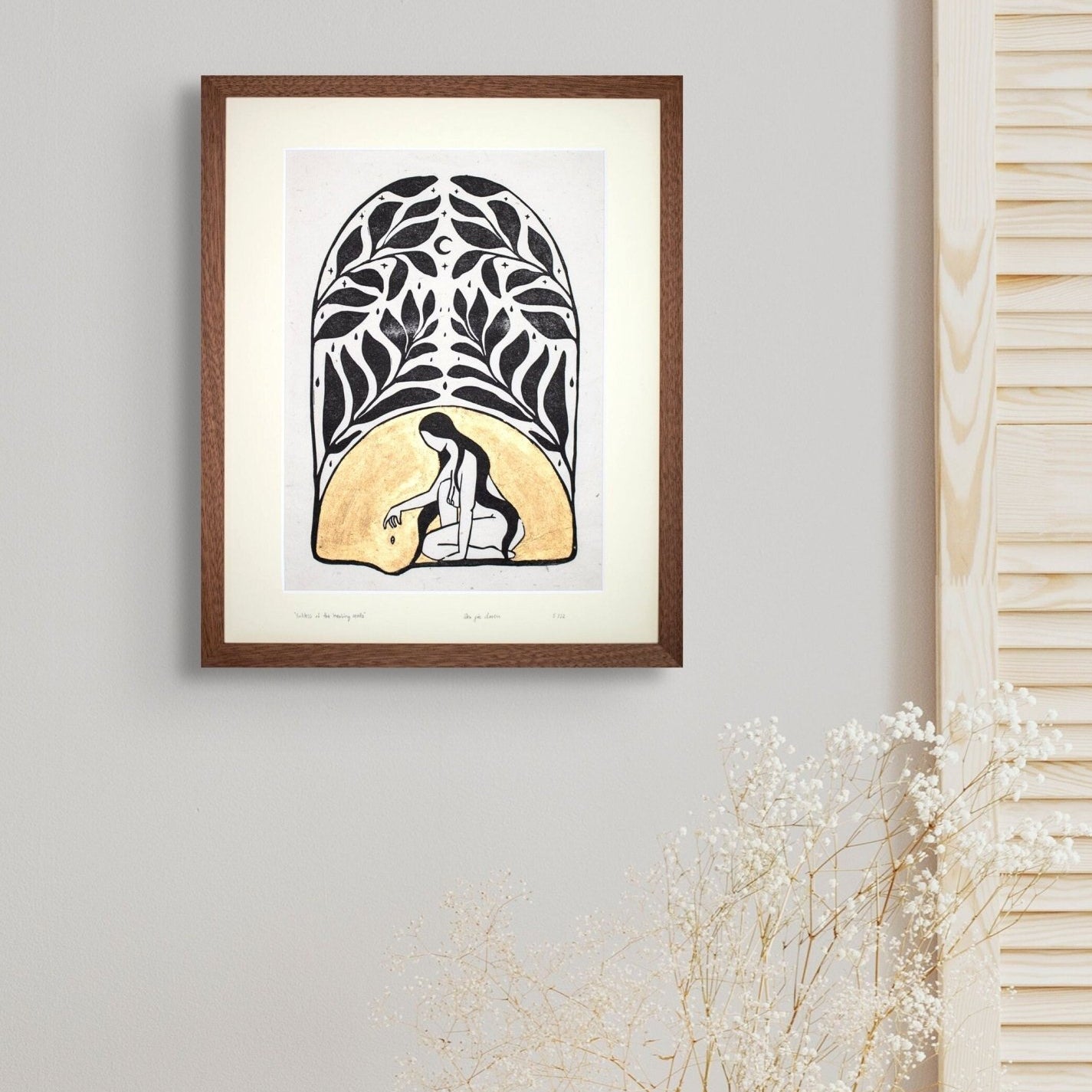 Rahmen & Passepartout für The Goddess of healing seeds - art.from.ilkas.heart