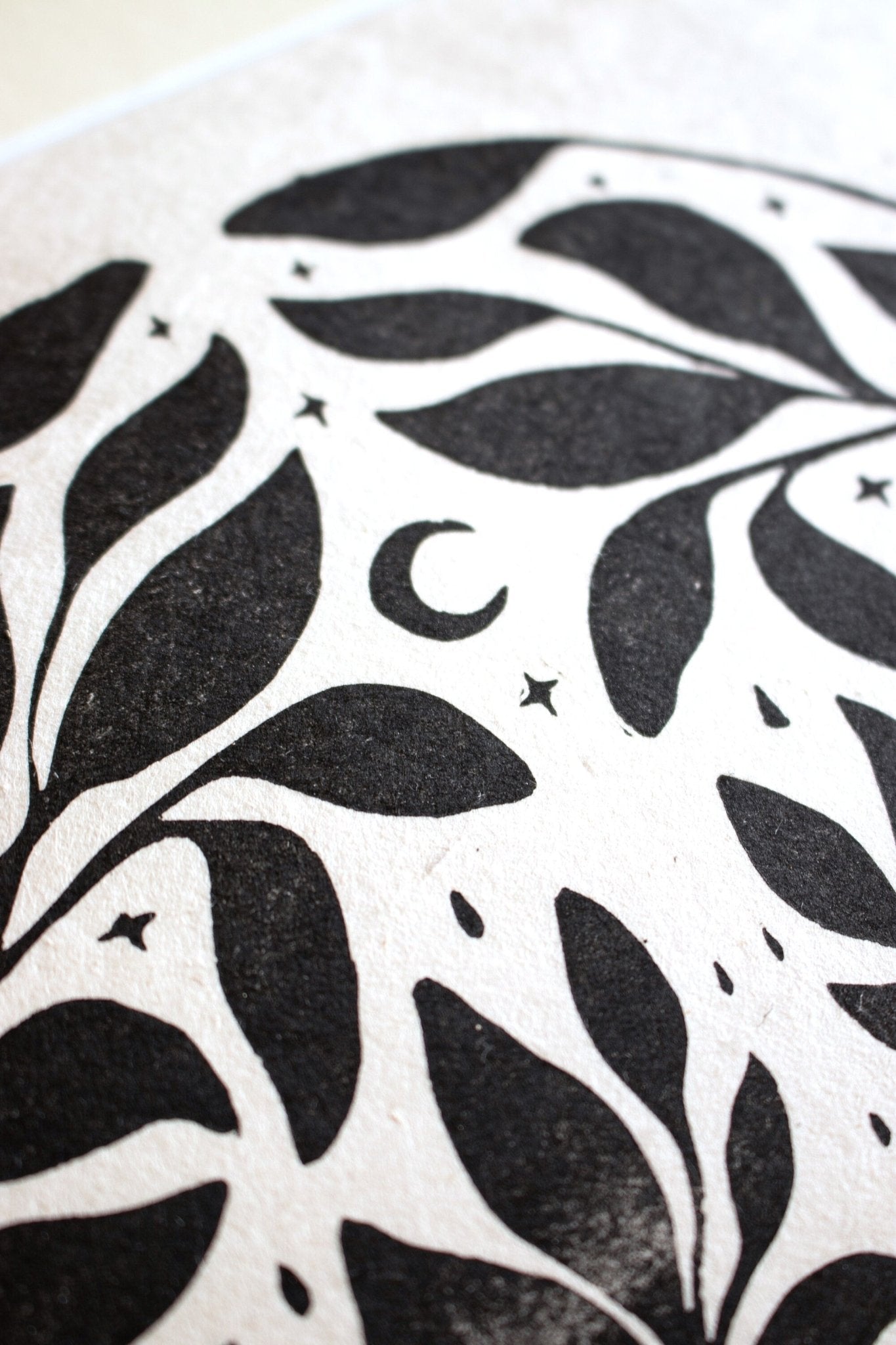 Goddess of healing seeds Linoldruck - art.from.ilkas.heart