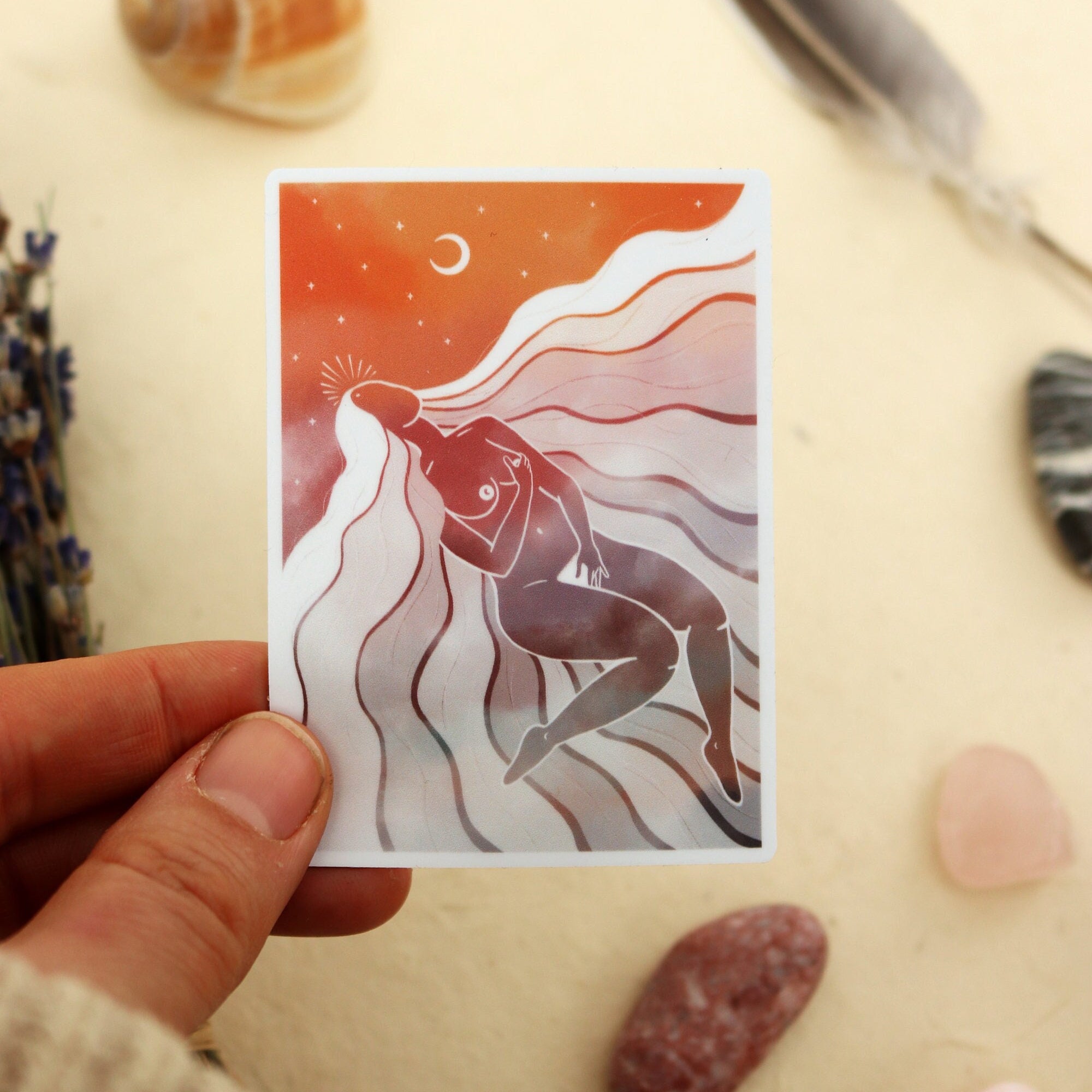 Lust Göttin Aufkleber - art.from.ilkas.heart