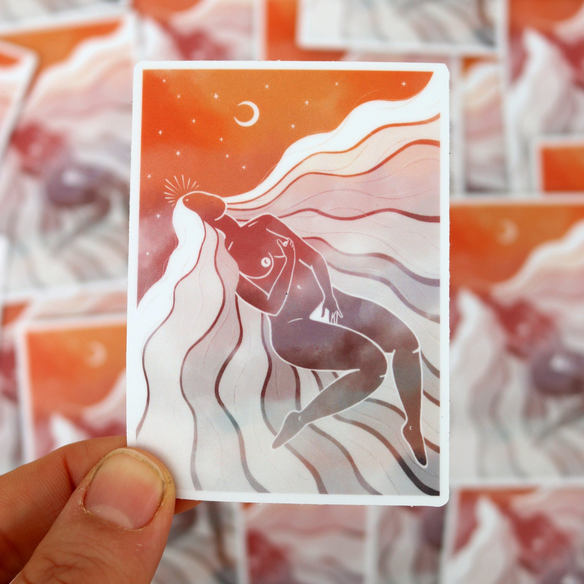 Lust Göttin Aufkleber - art.from.ilkas.heart