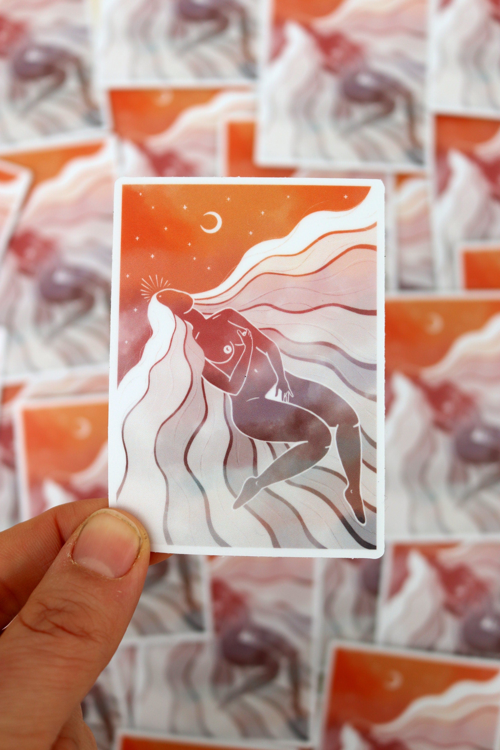 Lust Göttin Aufkleber - art.from.ilkas.heart