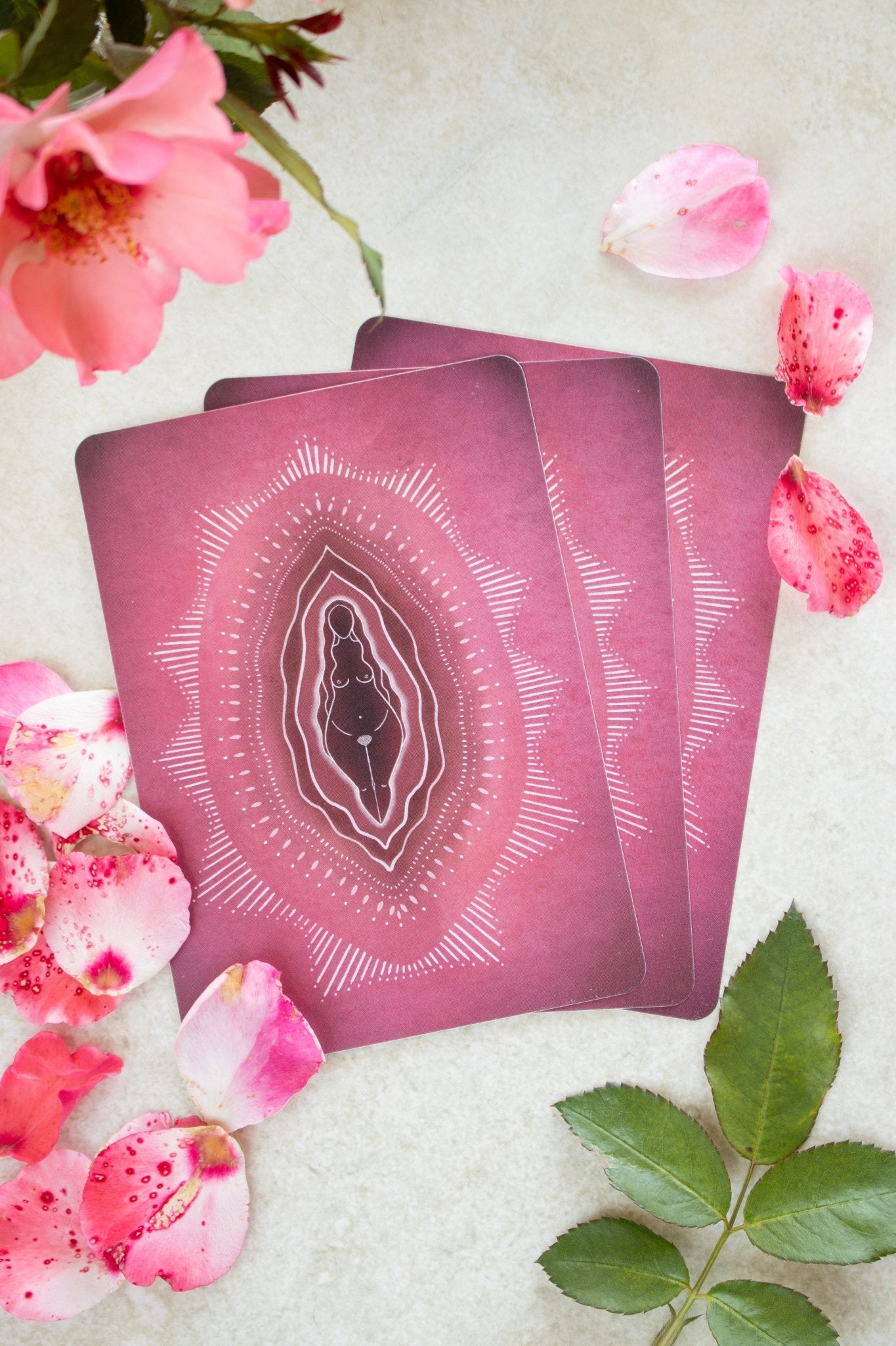 Vulva Göttin Postkarte - art.from.ilkas.heart