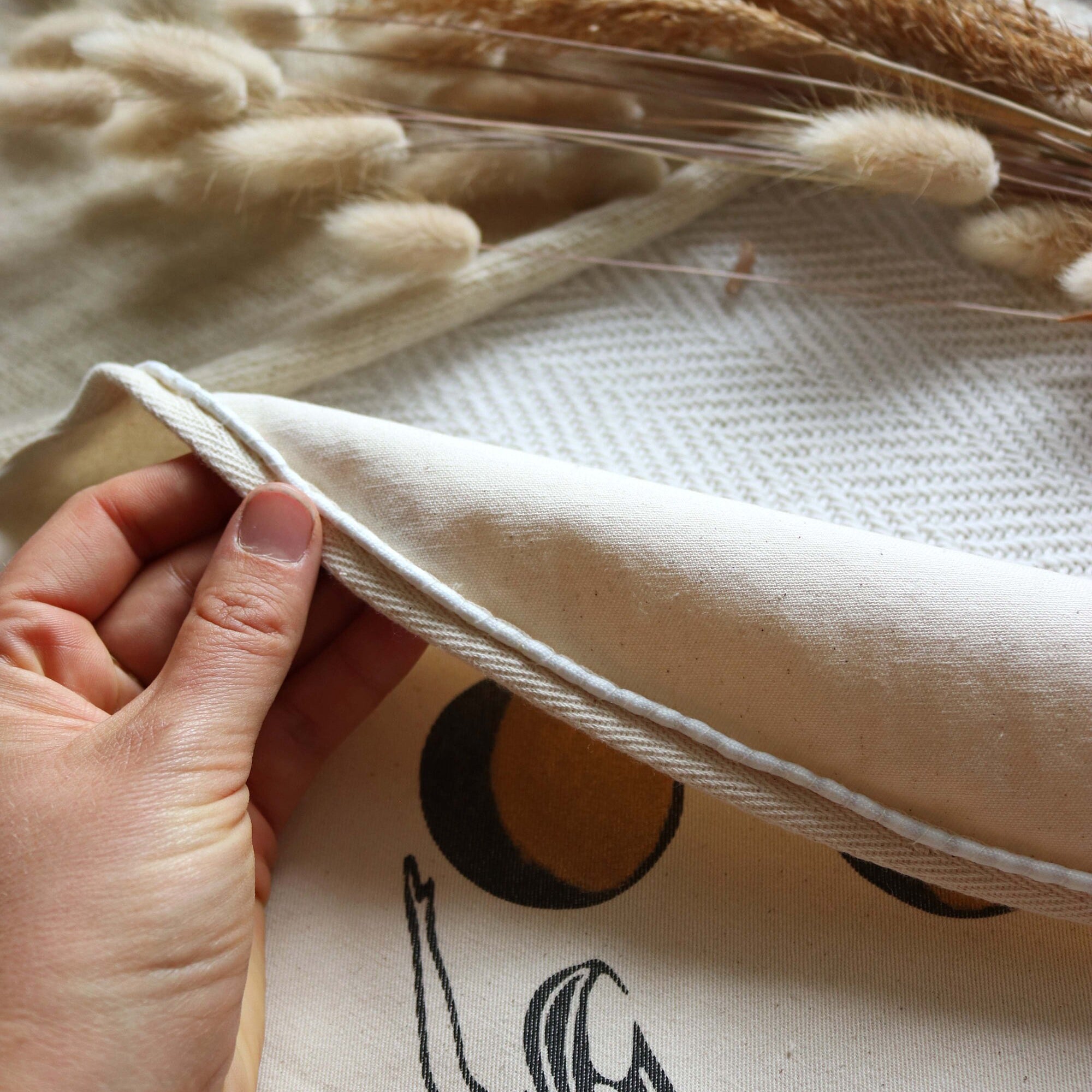 Mondblume Frauenkreismitte & Wandbehang - art.from.ilkas.heart