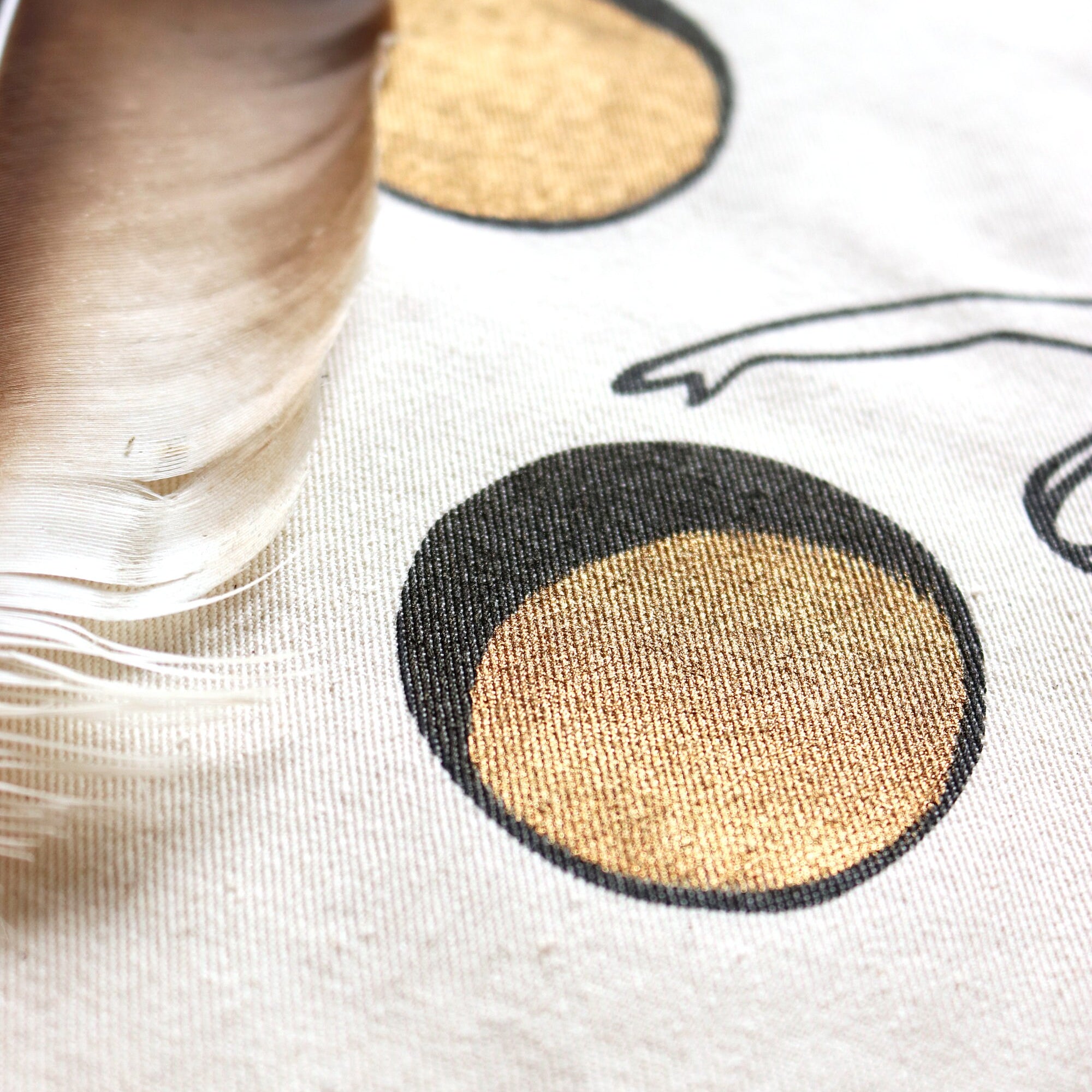 Mondblume Frauenkreismitte & Wandbehang - art.from.ilkas.heart