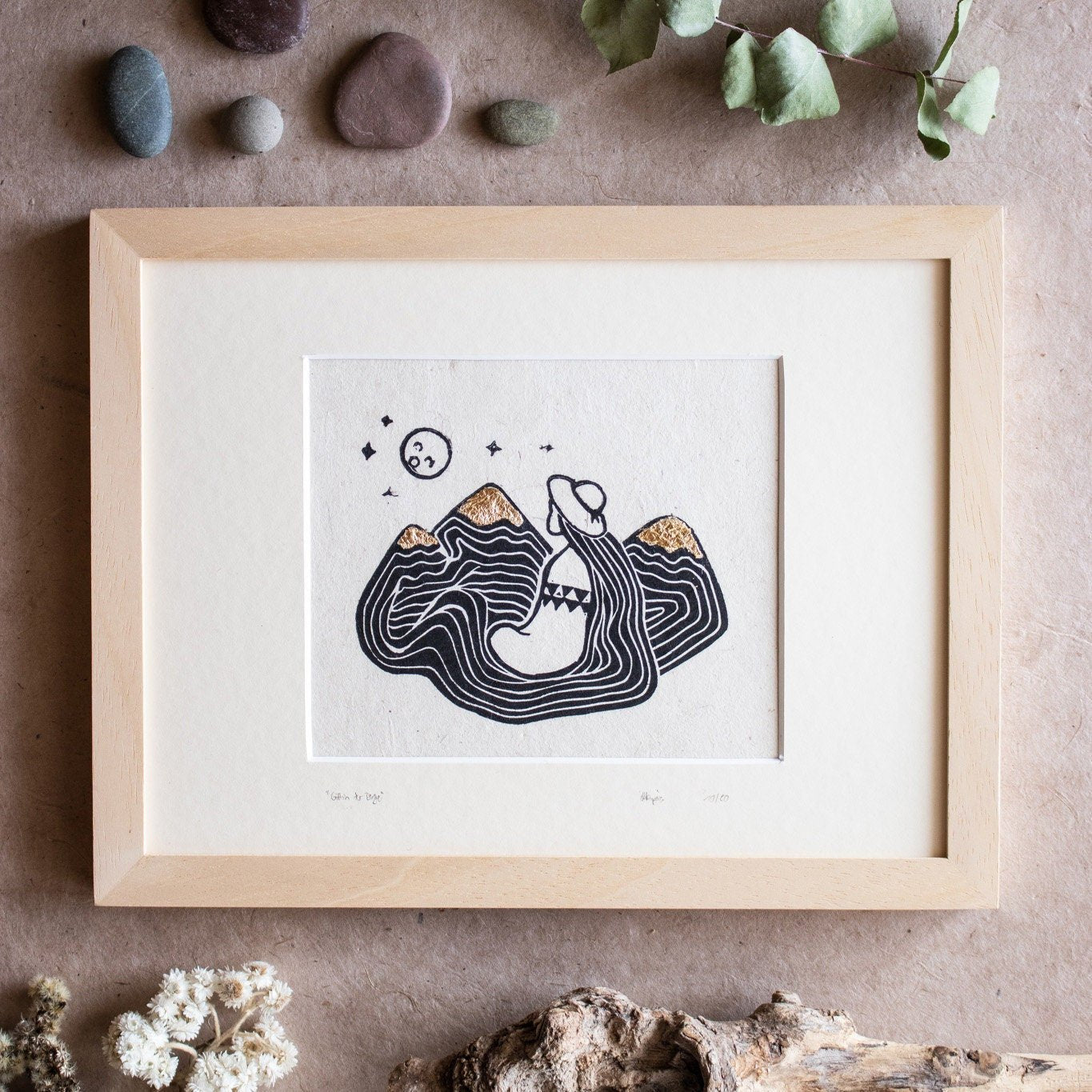 Rahmen & Passepartout für die Mutter der Berge - art.from.ilkas.heart