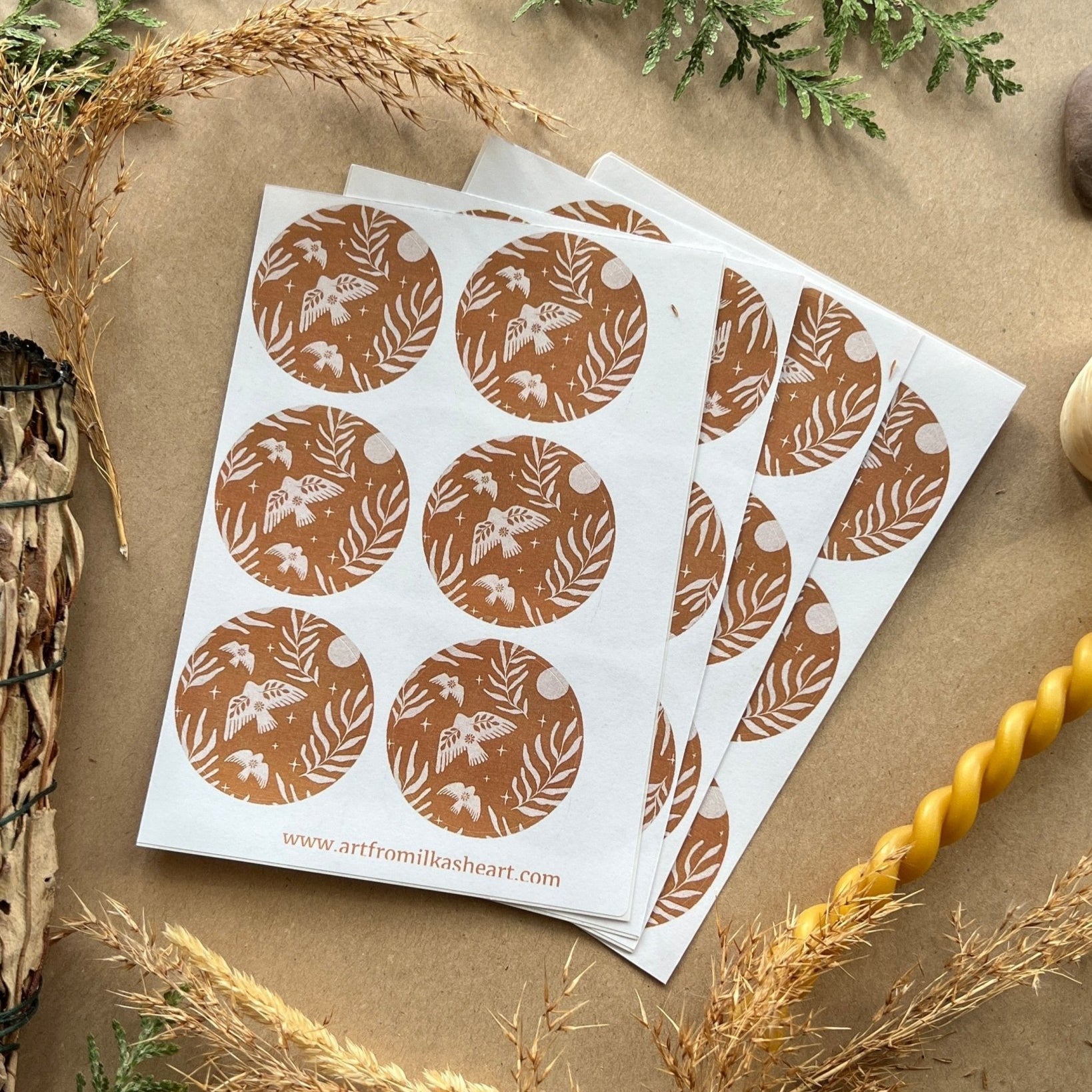 Night spirit Stickerbogen - art.from.ilkas.heart