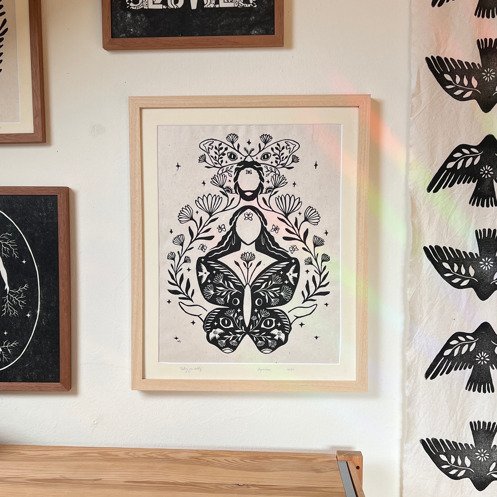 Rahmen & Passepartout für Calling you softly - art.from.ilkas.heart