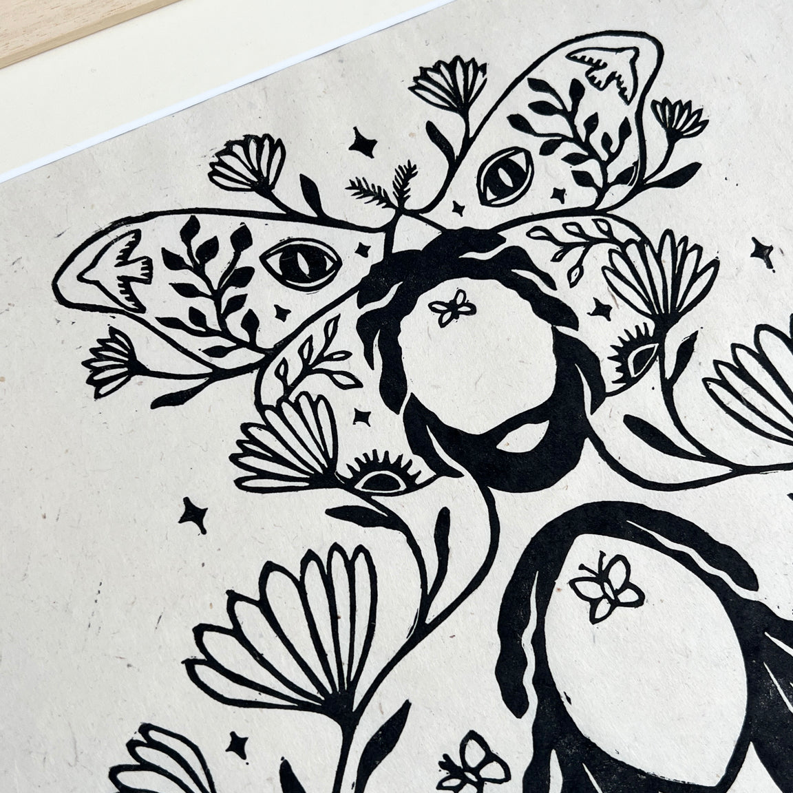 Rahmen & Passepartout für Calling you softly - art.from.ilkas.heart