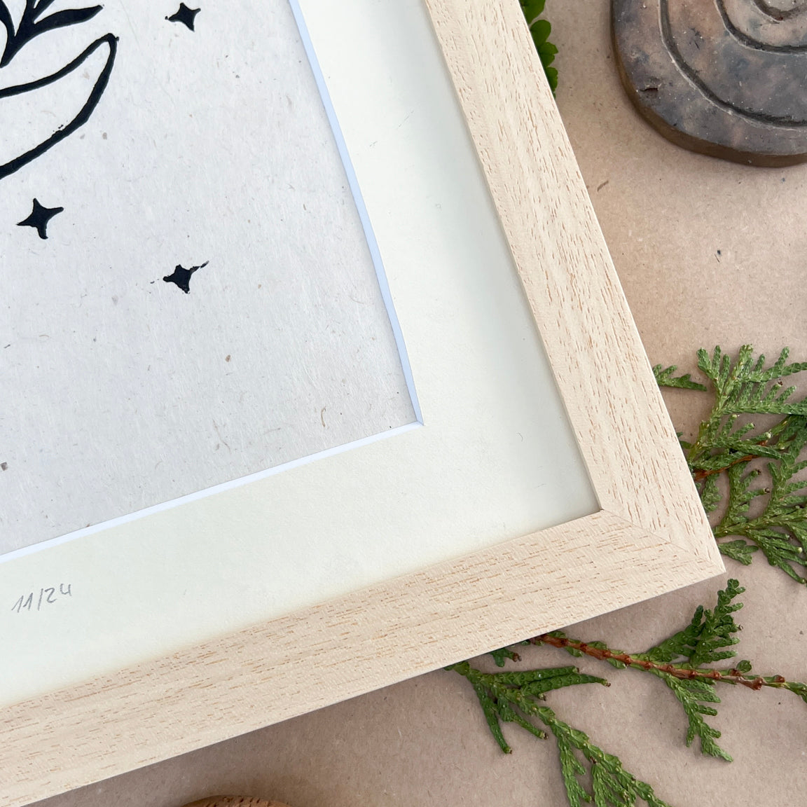 Rahmen & Passepartout für Calling you softly - art.from.ilkas.heart