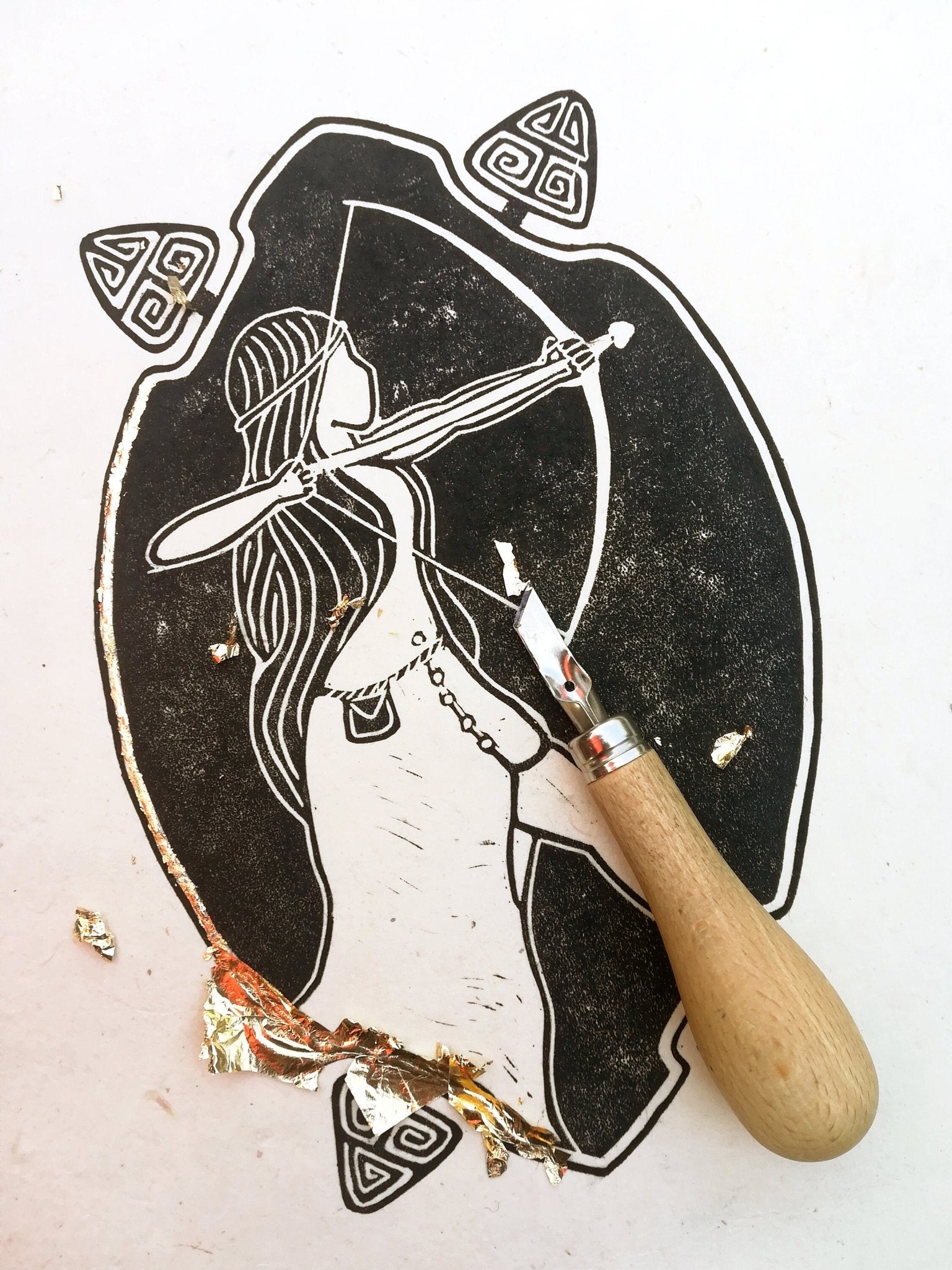 Rahmen & Passepartout für Die Göttin der Stärke - art.from.ilkas.heart