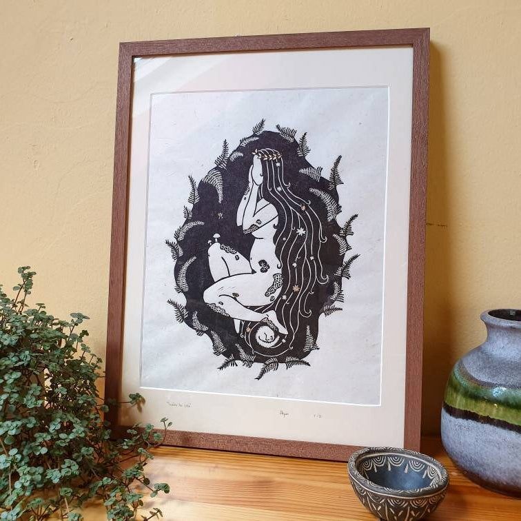 Rahmen & Passepartout für die Tochter der Erde - art.from.ilkas.heart