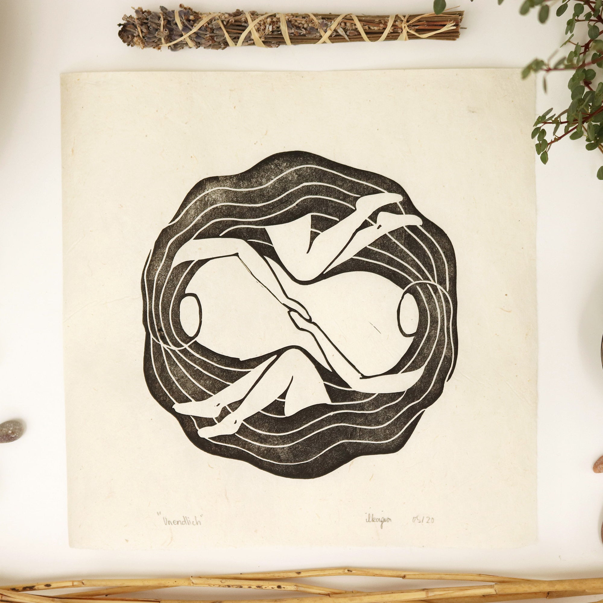 Rahmen & Passepartout für die Unendlichkeit - art.from.ilkas.heart