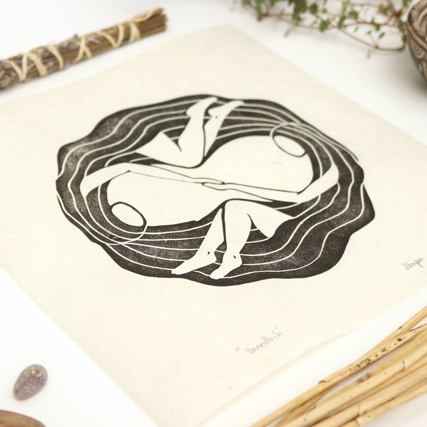 Rahmen & Passepartout für die Unendlichkeit - art.from.ilkas.heart