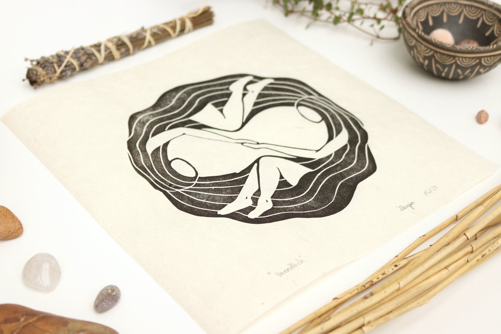 Rahmen & Passepartout für die Unendlichkeit - art.from.ilkas.heart